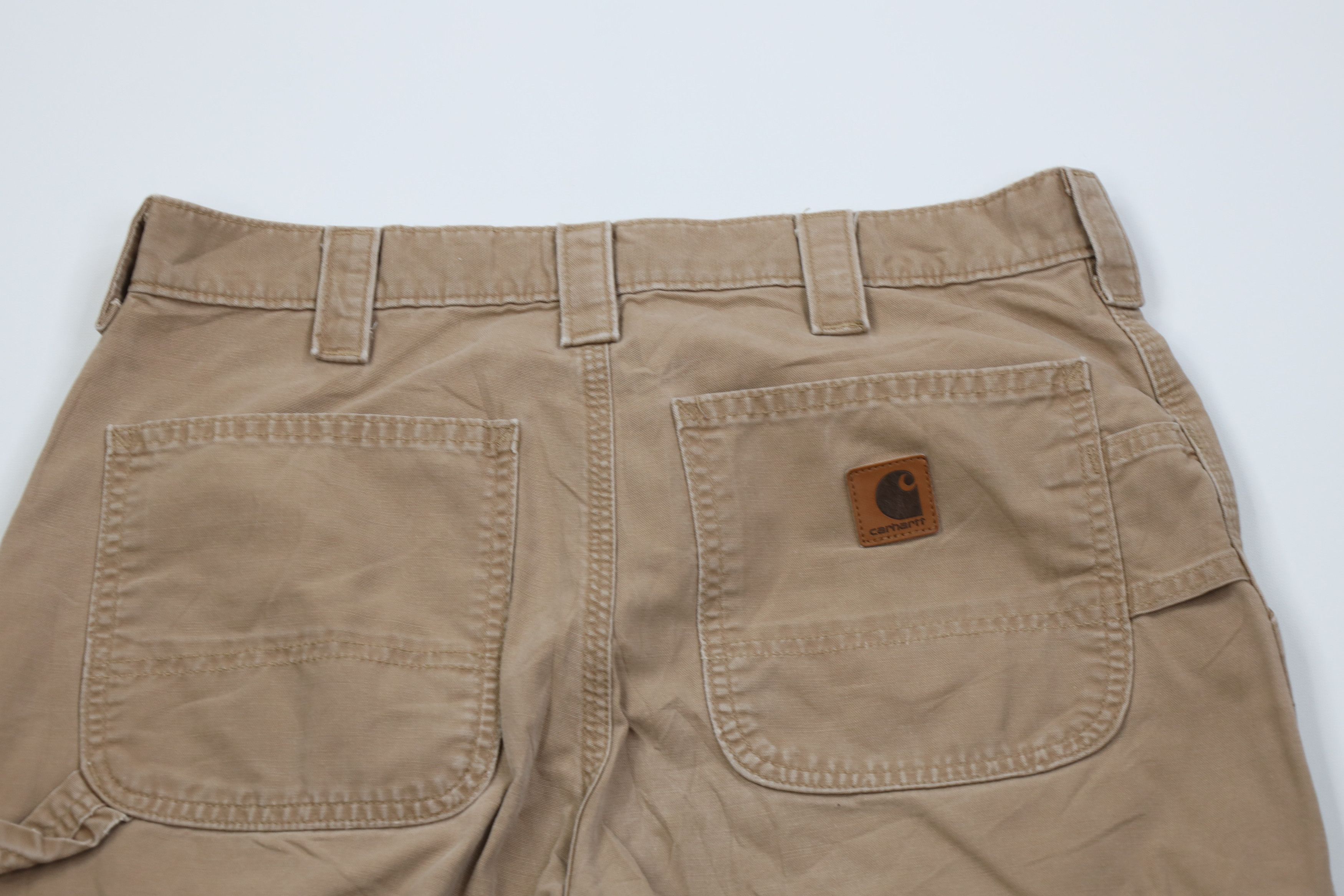 Carhartt Vintage 90s Y2K Carhartt Wide Leg Dungaree Pants Duck Brown Size US 32 / EU 48 - 10 Thumbnail