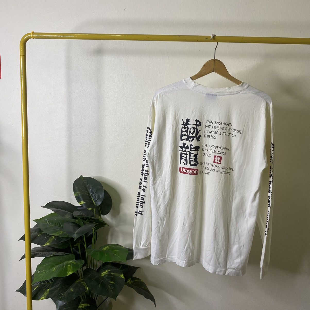Japanese Brand Bullet Noise Ascension Dragon Seditionaries Poem LS Tee Size US L / EU 52-54 / 3 - 7 Thumbnail