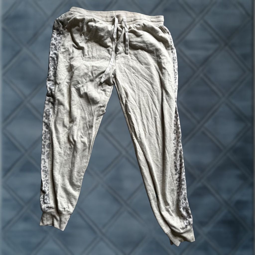 Splendid Splendid Women's Jogger Pants Beige Cheetah Striped Sides Medium Size 32" / US 10 / IT 46 - 1 Thumbnail