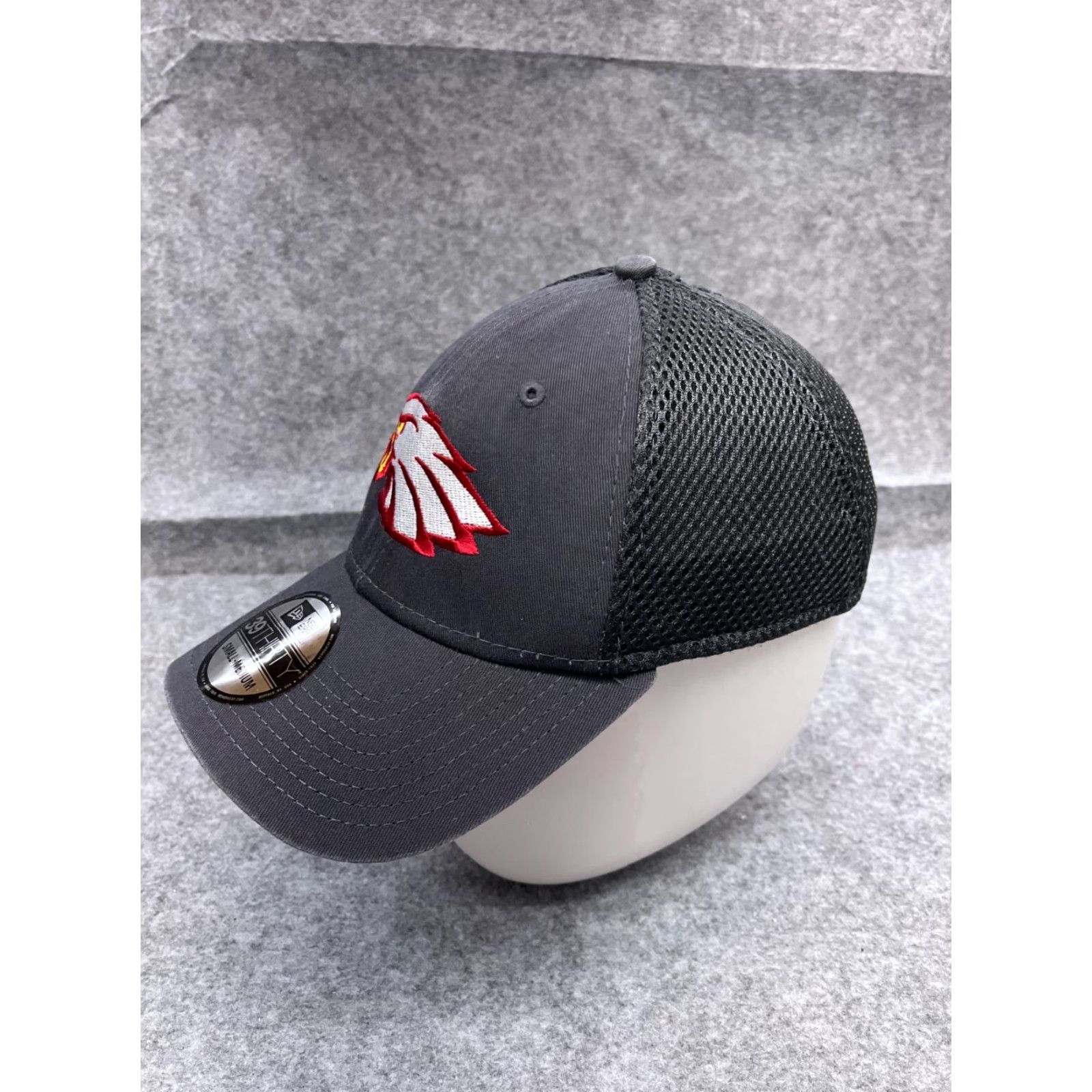 New Era New Era Eagles Hat Cap Fitted Adult Medium Gray 100% Polyester 39Thirty Trucker Mens Hat/Cap Size ONE SIZE - 4 Thumbnail