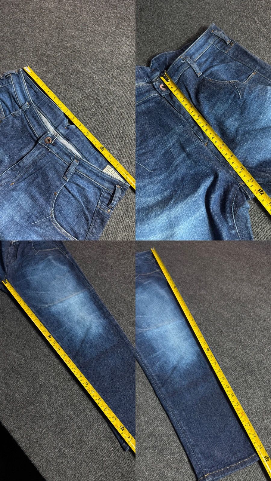 Diesel 00s Diesel Luxury Italy Chinelle Regular Slim Tapered Jeans Size 30" / US 8 / IT 44 - 20 Thumbnail