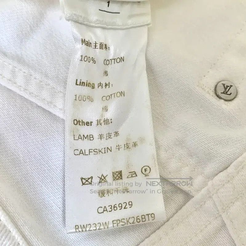Louis Vuitton Louis Vuitton White Cotton Mini Skirt . Size 22" - 8 Thumbnail