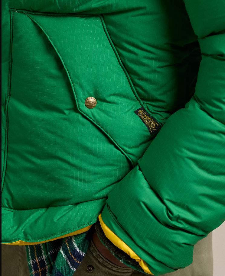 Polo Ralph Lauren Polo Ralph Lauren Color Block Western Down Puffer Jacket Size US XL / EU 56 / 4 - 4 Thumbnail