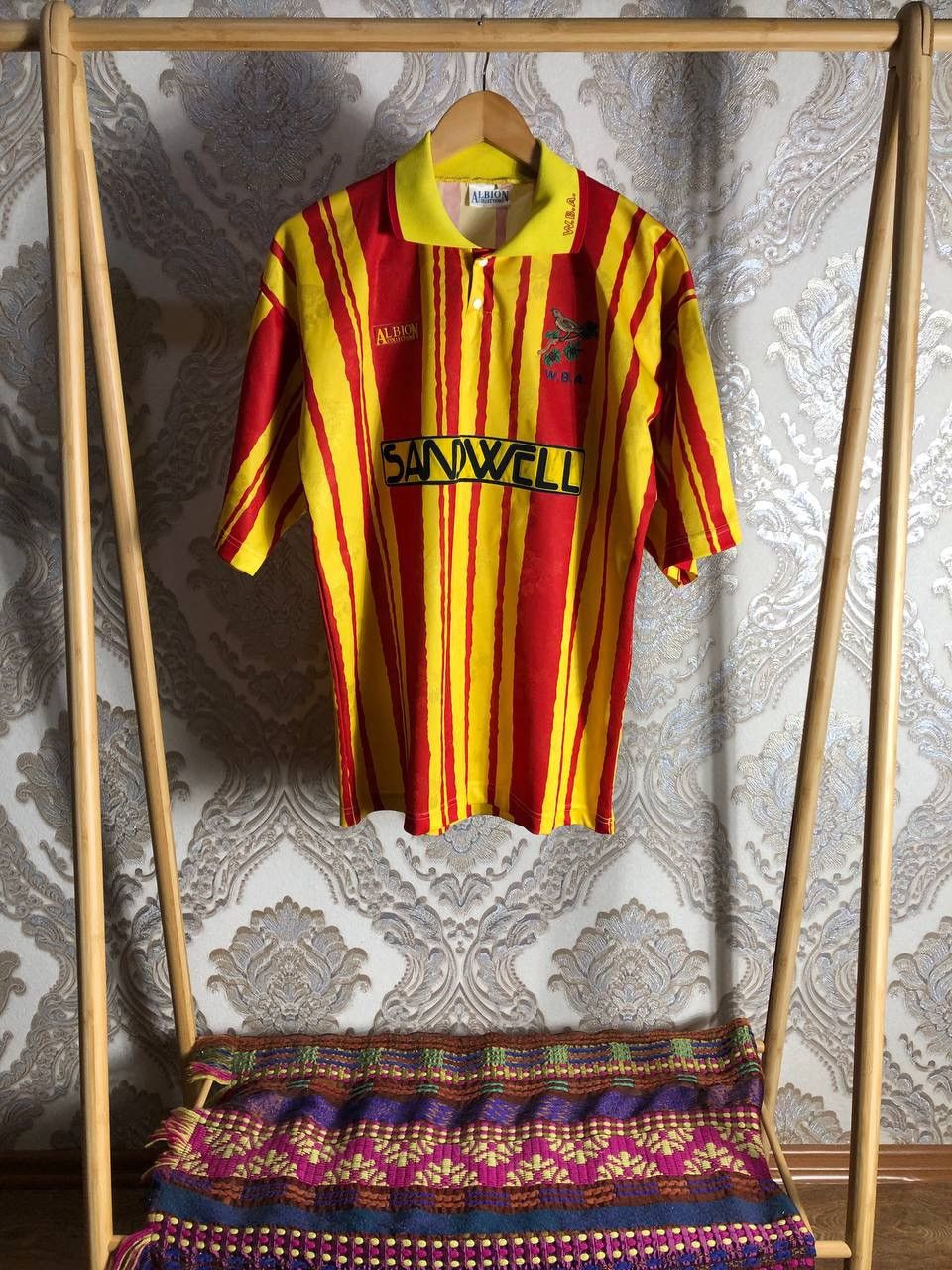Vintage VERY RARE WEST BROMWICH ALBION ENGLAND SOCCER JERSEY 90s Y2K Size US XL / EU 56 / 4 - 1 Thumbnail