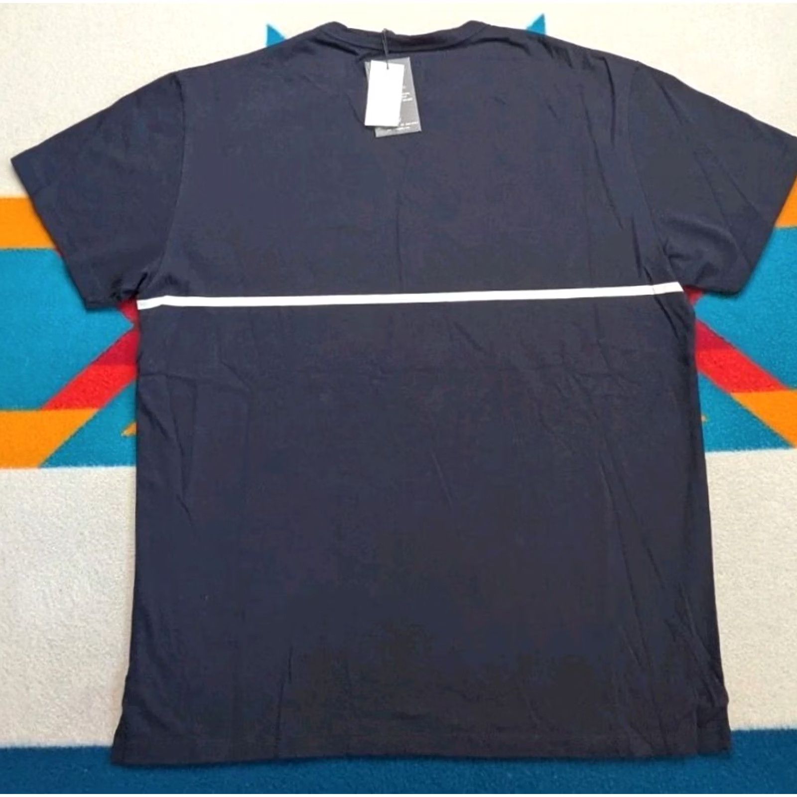 Todd Snyder Todd Snyder T Shirt Blue XL Designer Stripe Short Sleeve New York NWT Size US XL / EU 56 / 4 - 5 Thumbnail