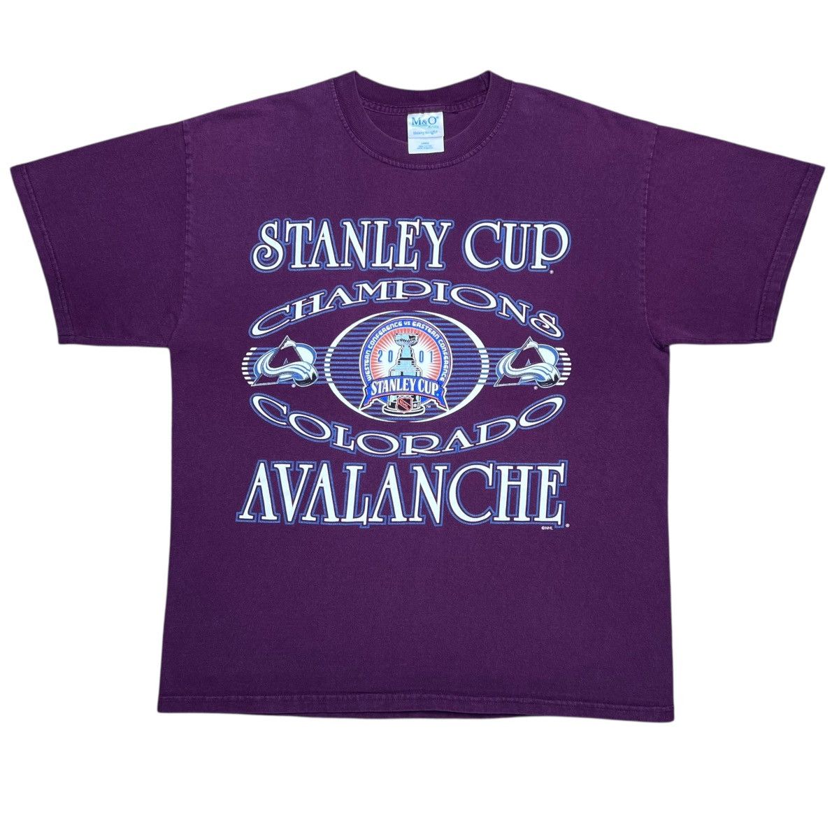 NHL Vtg 2001 NHL Colorado Avalanche Stanley Cup Champions Tee Size US L / EU 52-54 / 3 - 1 Thumbnail
