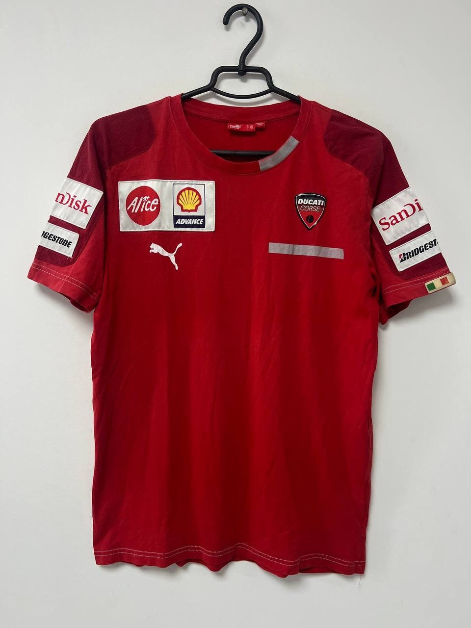 Puma Vintage Ducati Corse x Puma T shirt Racing Motorcycle M Size US M / EU 48-50 / 2 - 2 Thumbnail