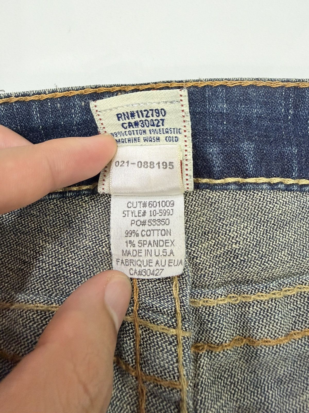 True Religion SUPER RARE‼️VINTAGE True Religion Skinny Jeans Seditionaries Size 24" / US 00 / IT 34 - 10 Thumbnail