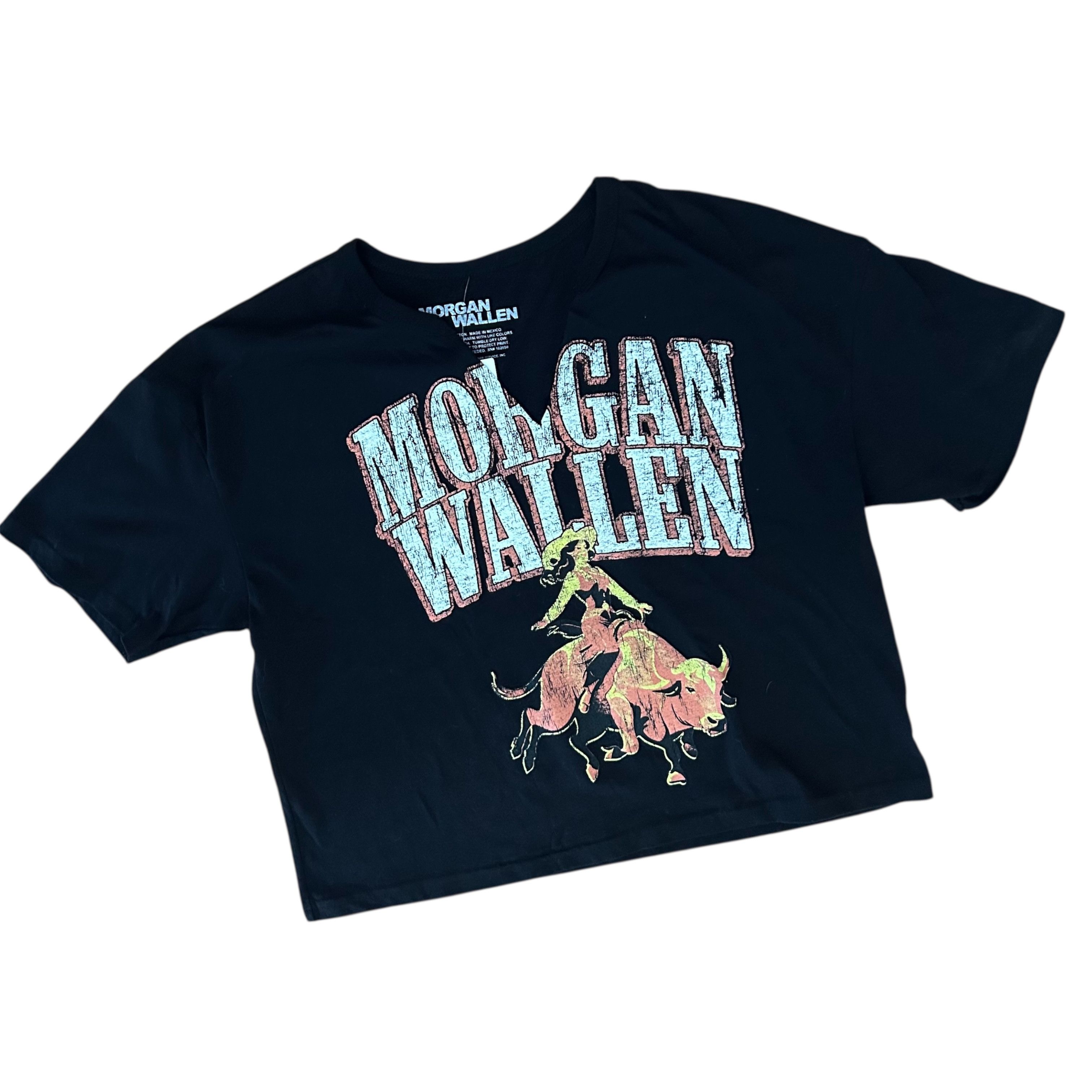 BKE Morgan Wallen Cropped Tee Cowgirl Size S / US 4 / IT 40 - 1 Thumbnail