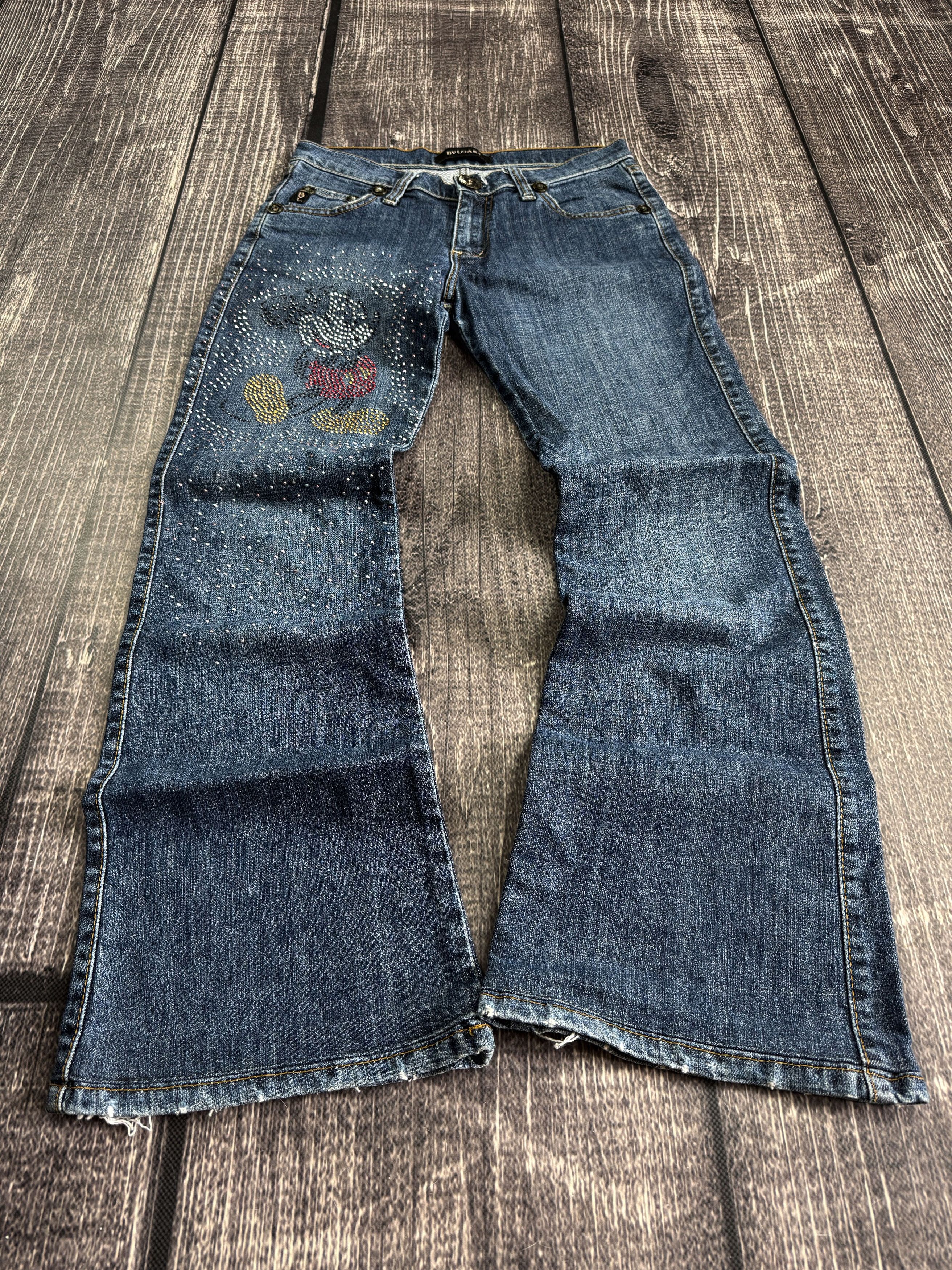 Hysteric Glamour :VTG Hysteric Glamour Style MICKEY MOUSE Washed Jeans 90s Size US 30 / EU 46 - 2 Thumbnail