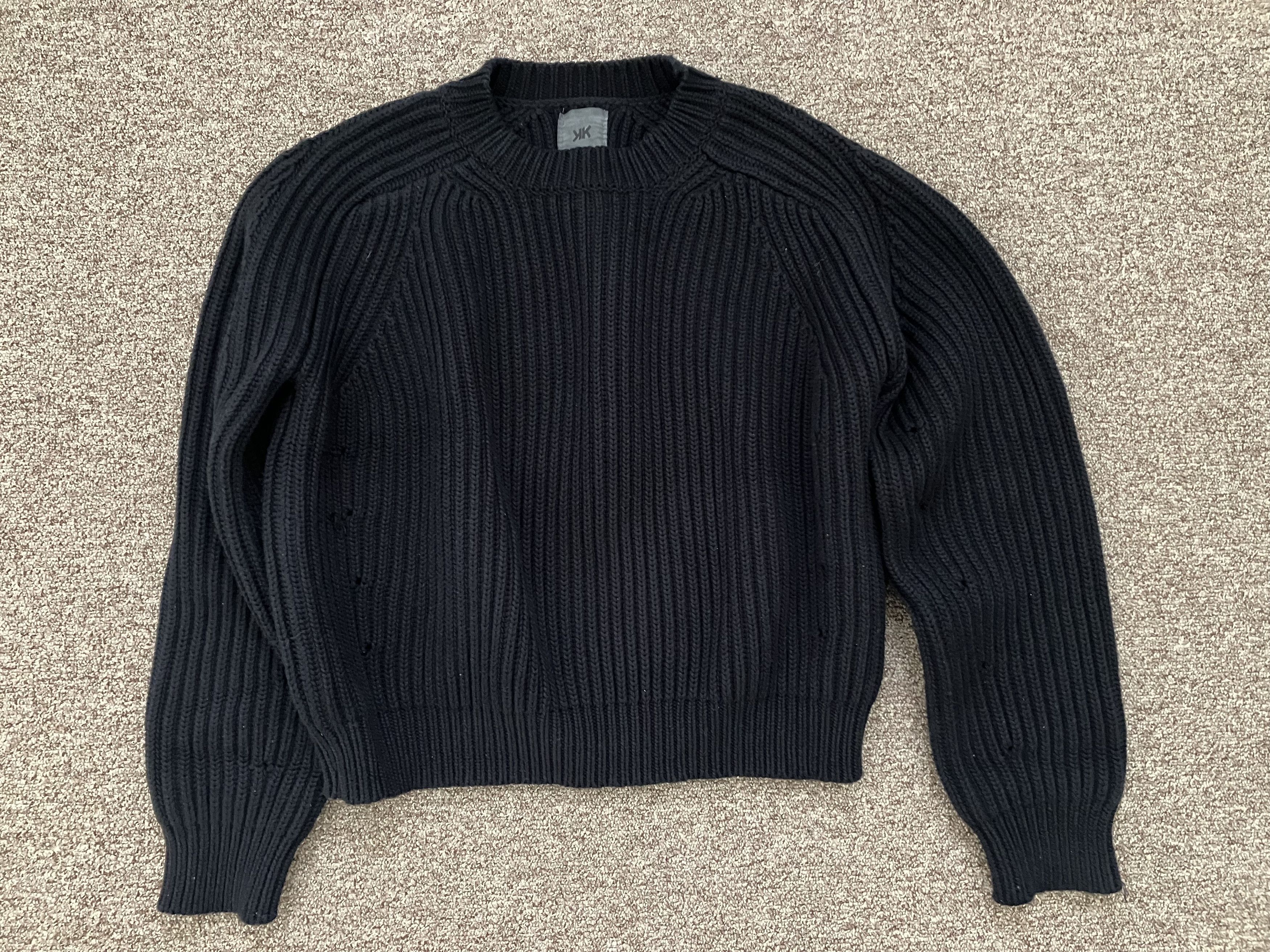 K-Two Studios Charcoal Zip up knit. | Grailed