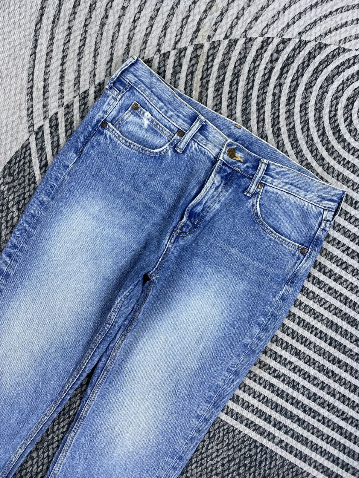 Big John Vintage Big John Blue Straight Cutting Denim Jeans Size US 32 / EU 48 - 5 Thumbnail