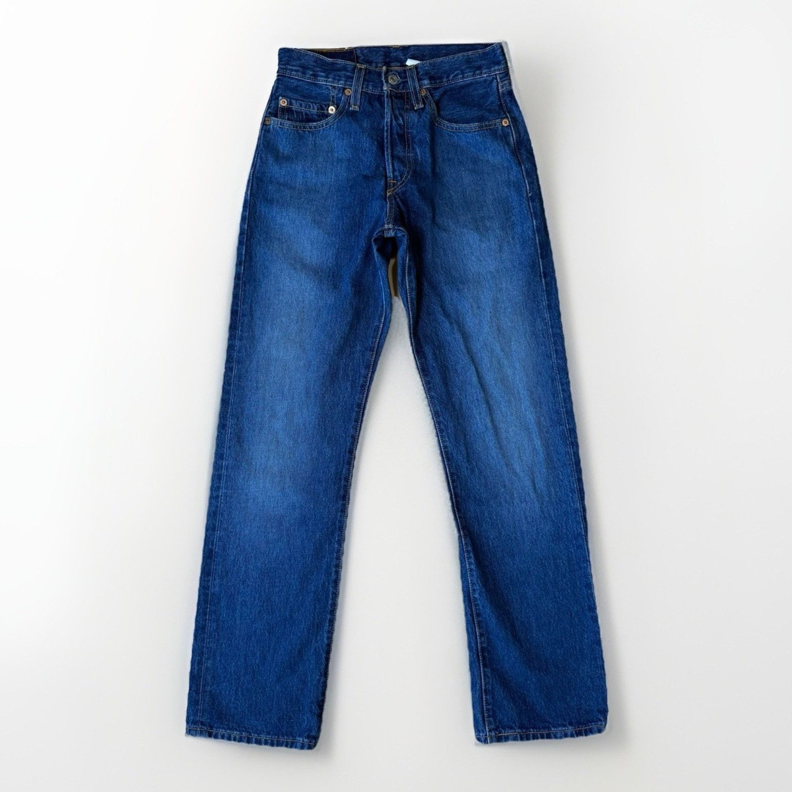 Levi's Vintage Levis 501 Jeans 25 Blue Straight Leg Denim For Women Size US 26 / EU 42 - 1 Thumbnail
