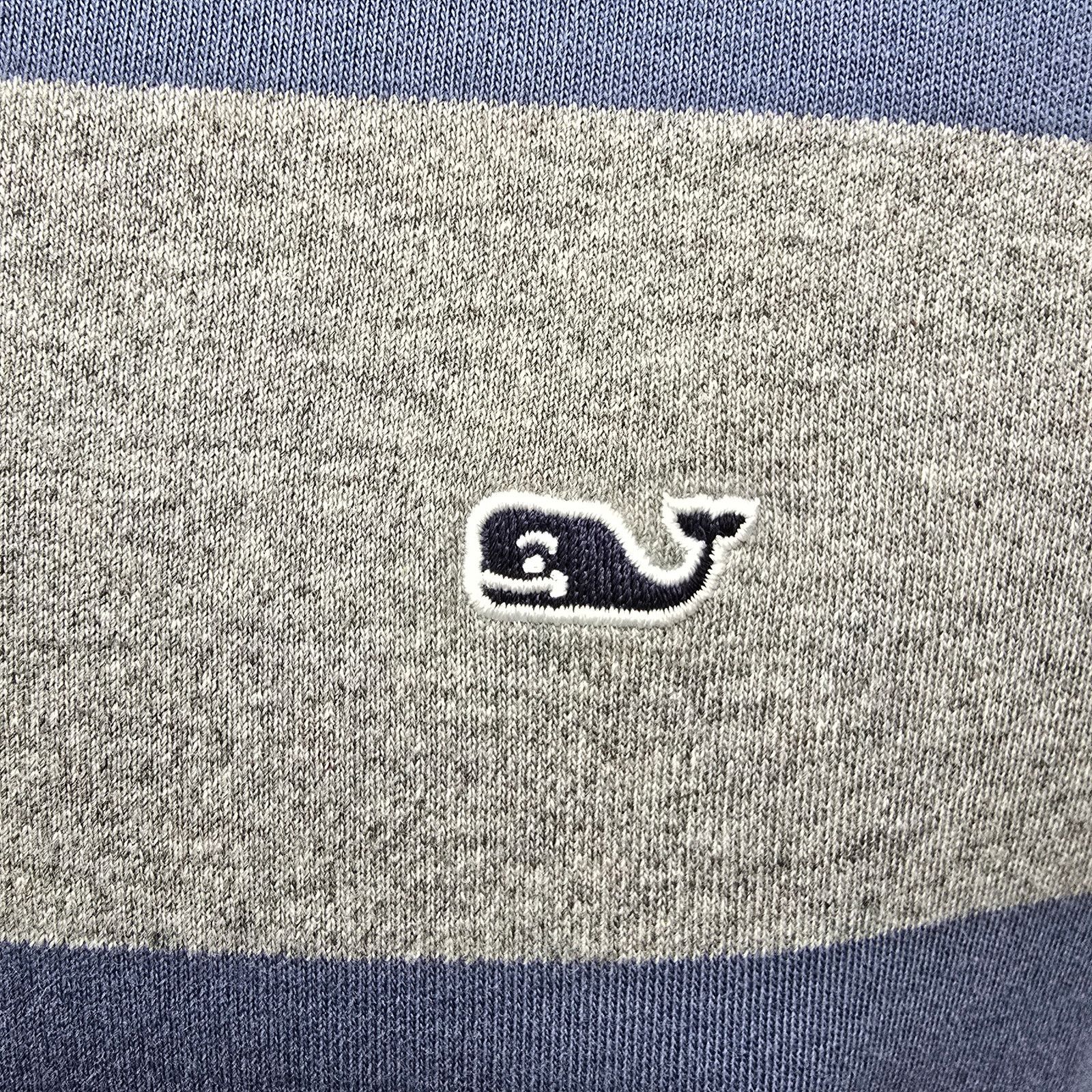 Vineyard Vines VINEYARD VINES Saltwater 1/4 Quarter Zip Sweater L Striped Size US L / EU 52-54 / 3 - 4 Thumbnail