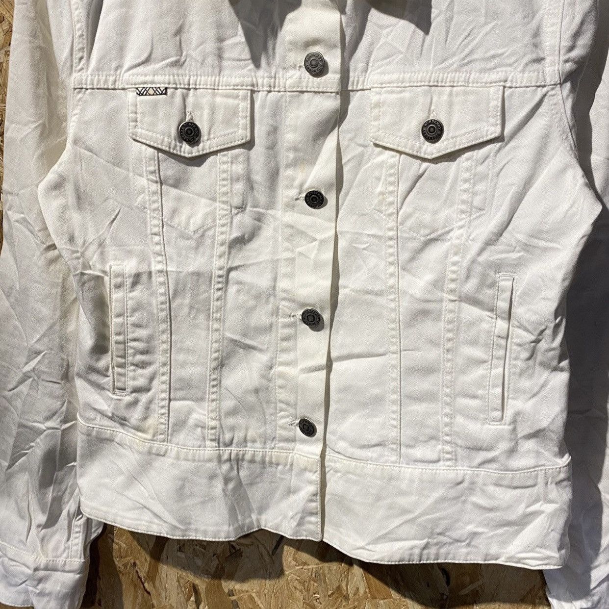 Burberry × Vintage Vintage Burberry denim jacket Size M / US 6-8 / IT 42-44 - 4 Thumbnail