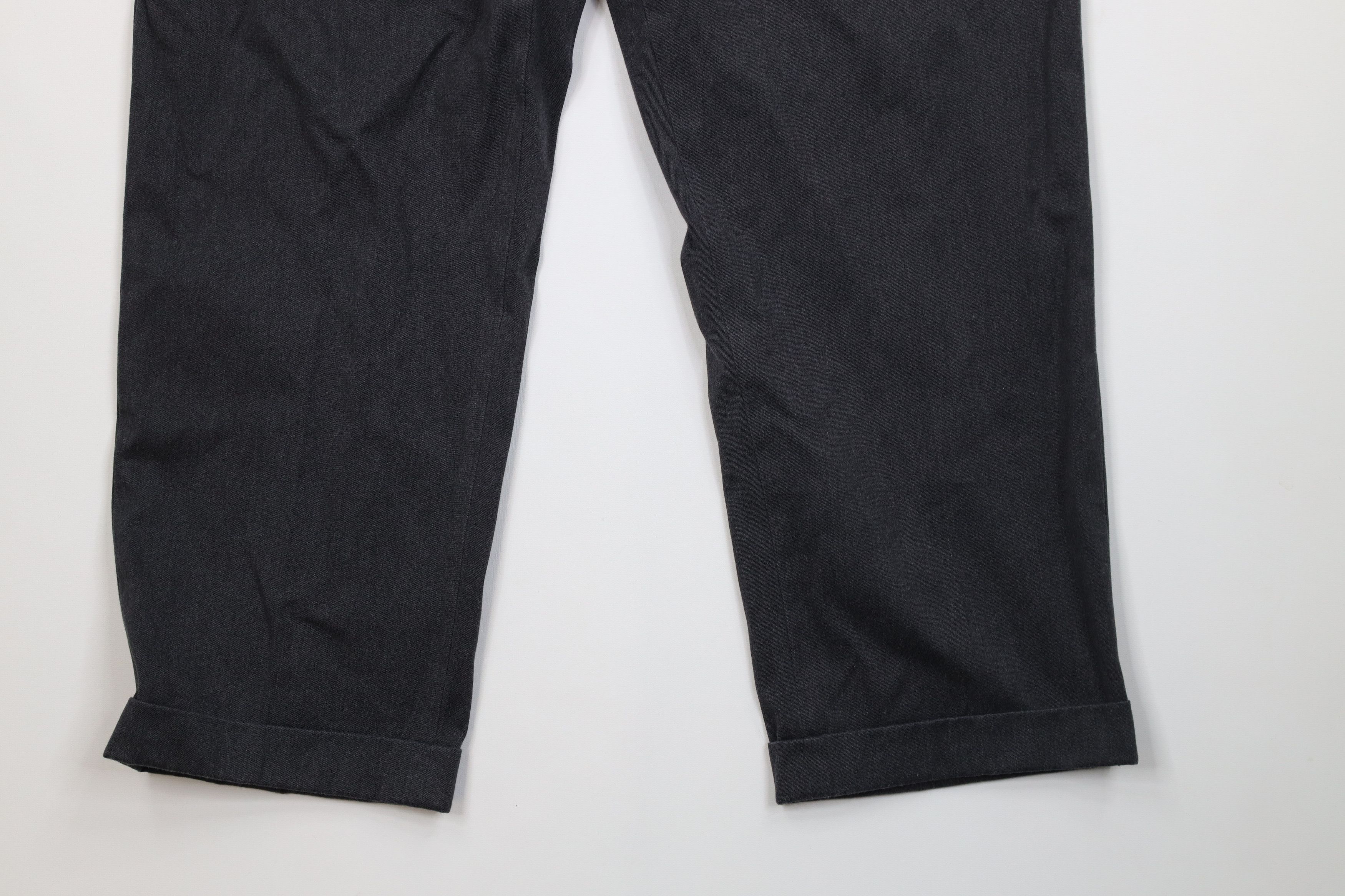 Lands' End Vintage 90s Lands End Heavyweight Wide Leg Chino Pants Size US 38 / EU 54 - 4 Thumbnail