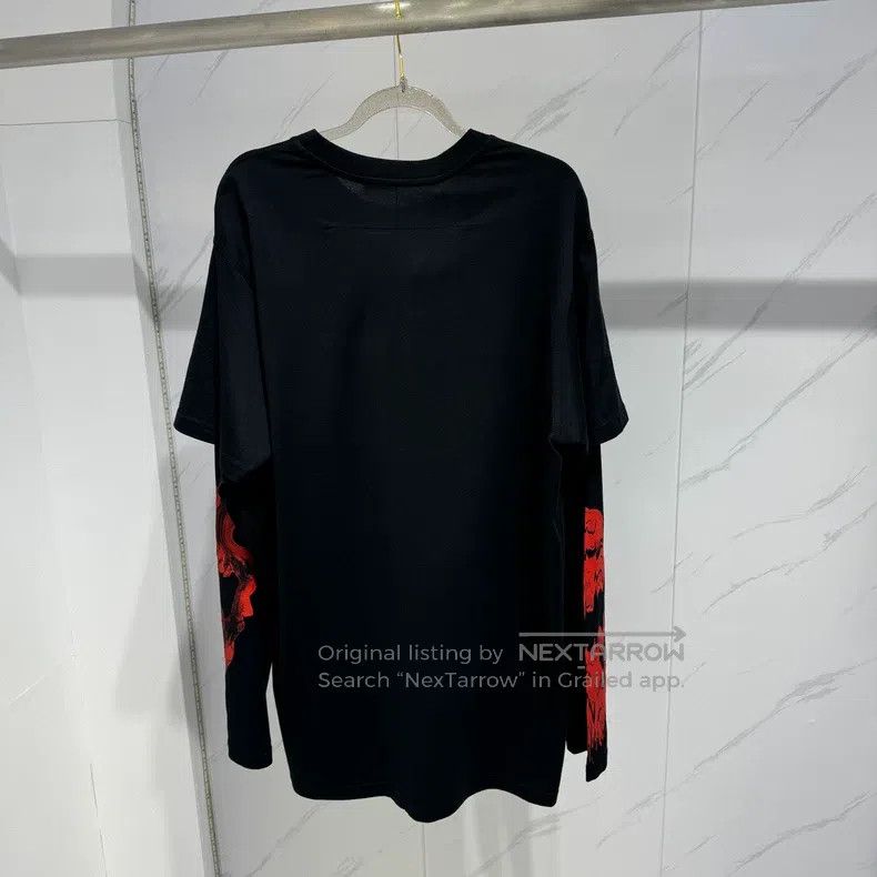 Givenchy Givenchy Flame Large Logo Long Sleeve Sweatshirt Size US S / EU 44-46 / 1 - 2 Thumbnail