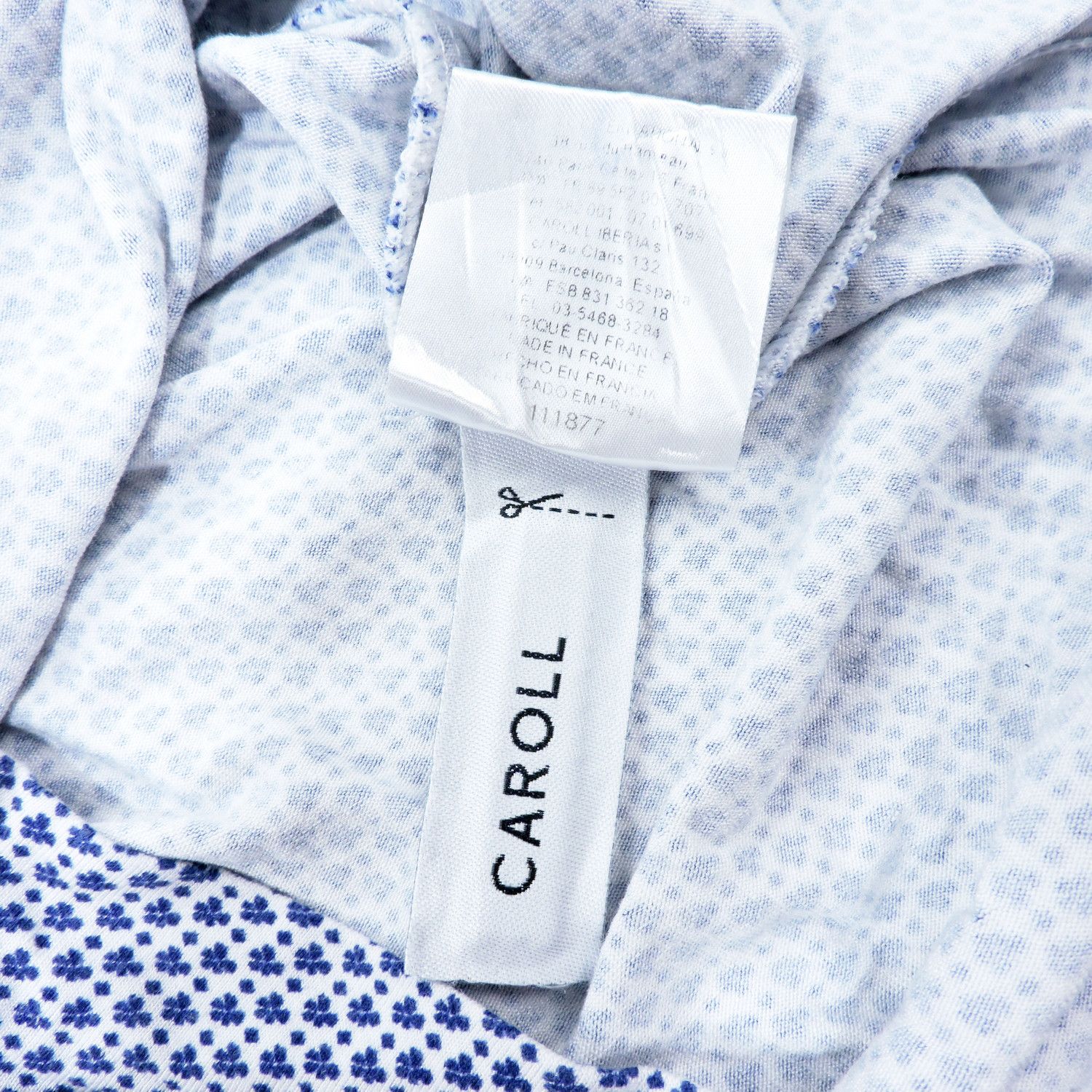 Carel Paris CAROLL PARIS SMALL FLOWERS PATTERN MIDI DRESS Size XS / US 0-2 / IT 36-38 - 6 Thumbnail