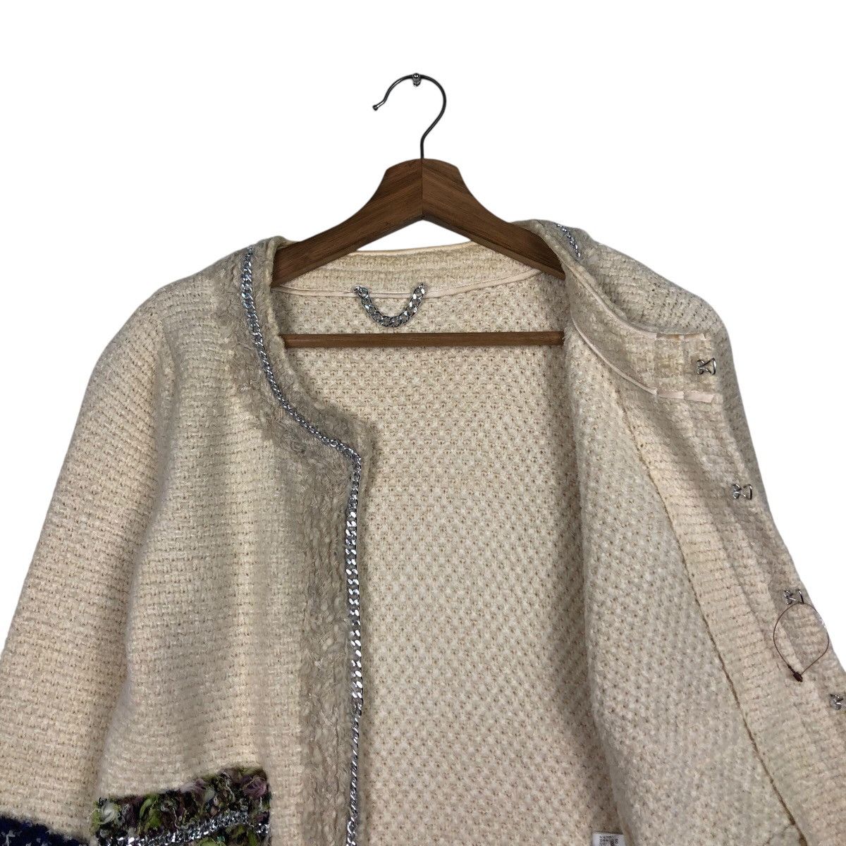 Japanese Brand 📌Vintage Knit Cropped Jacket Tweed Macphee Size M / US 6-8 / IT 42-44 - 13 Thumbnail