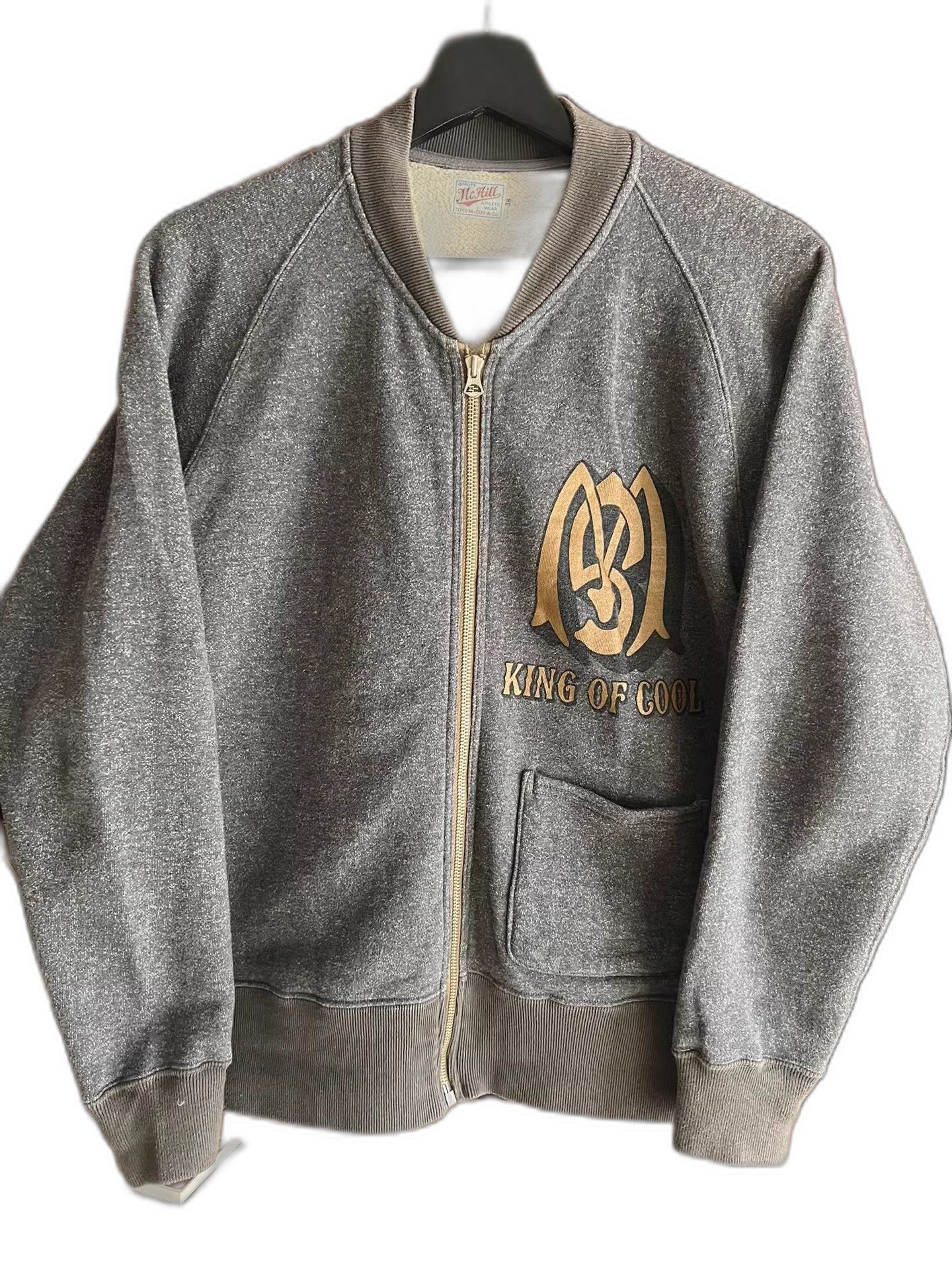 TOYS McCOY TOYS MCCOY Gold Print Fleece Cardigan Size US M / EU 48-50 / 2 - 1 Thumbnail