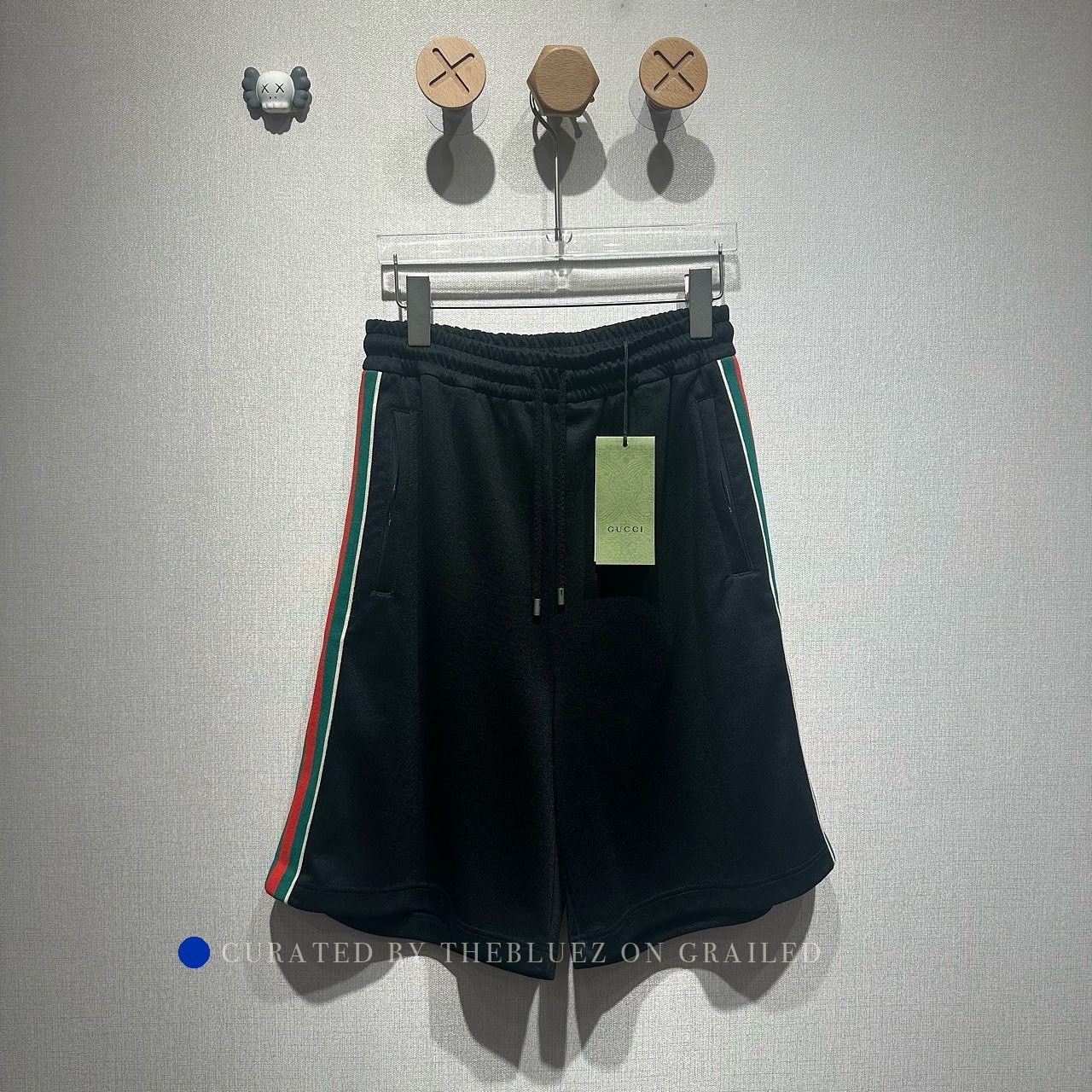 Gucci Black Web Stripe Shorts Size 28 Size US 28 / EU 44 - 1 Thumbnail