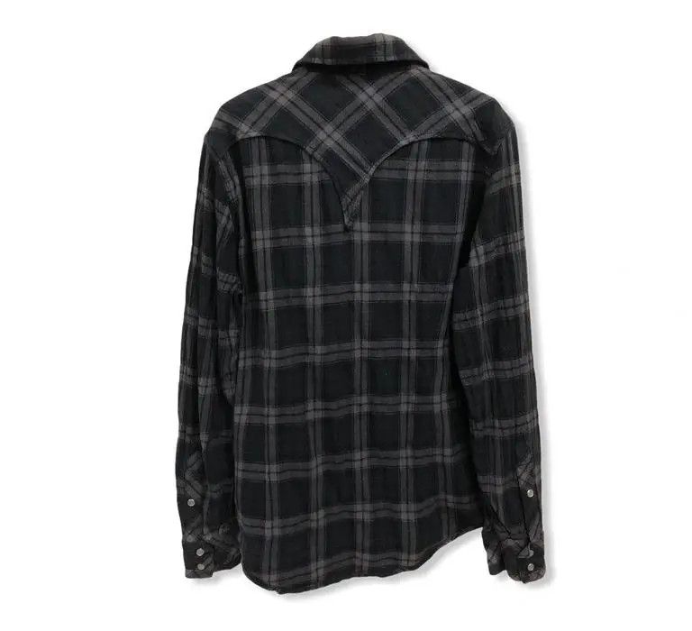 Japanese Brand Japanese Brand Red Button Plaid Tartan Flannel Shirt 👕 Size US M / EU 48-50 / 2 - 4 Thumbnail