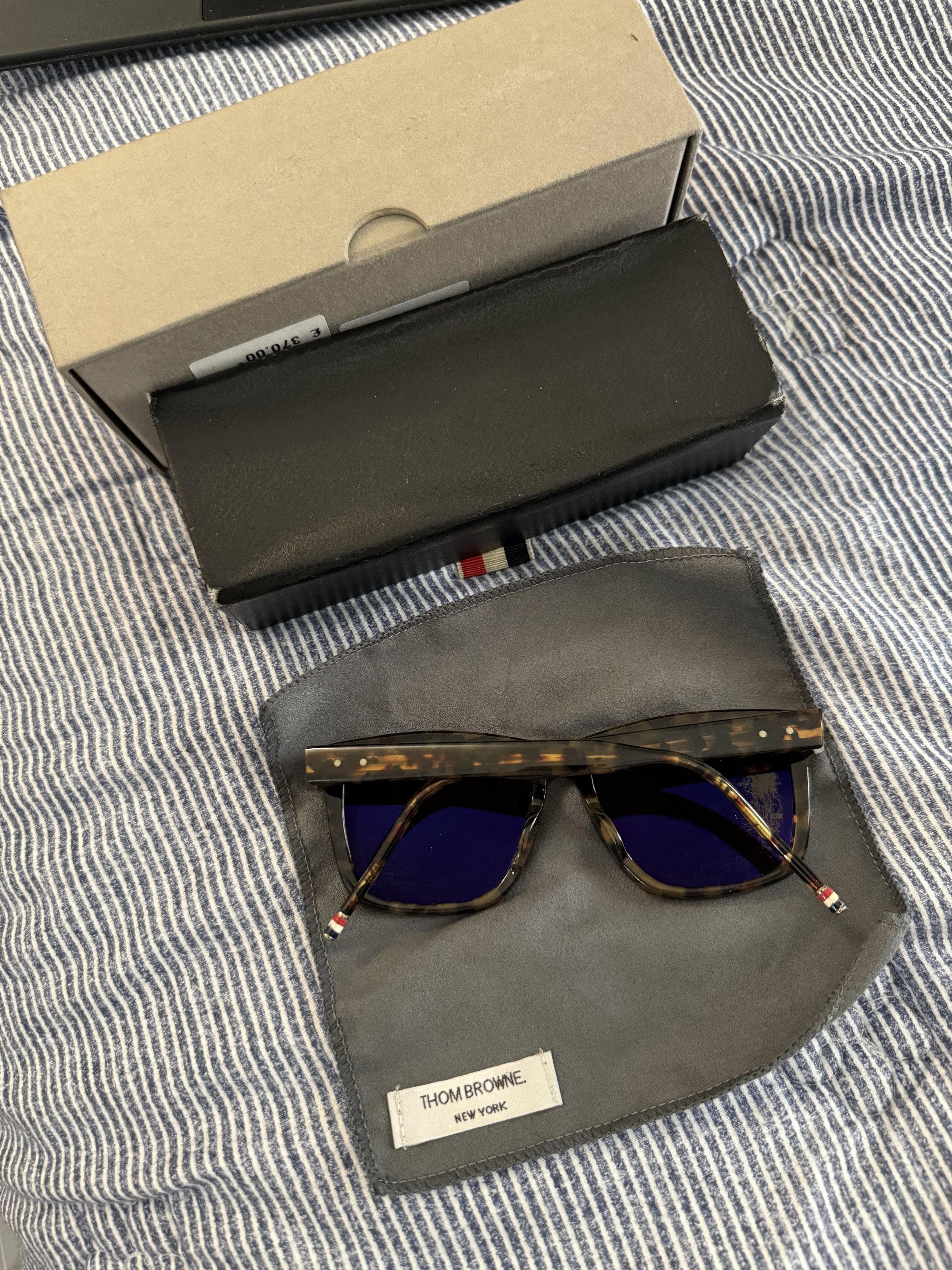Thom Browne TB-003 Tortoise Sunglasses Size ONE SIZE - 2 Thumbnail