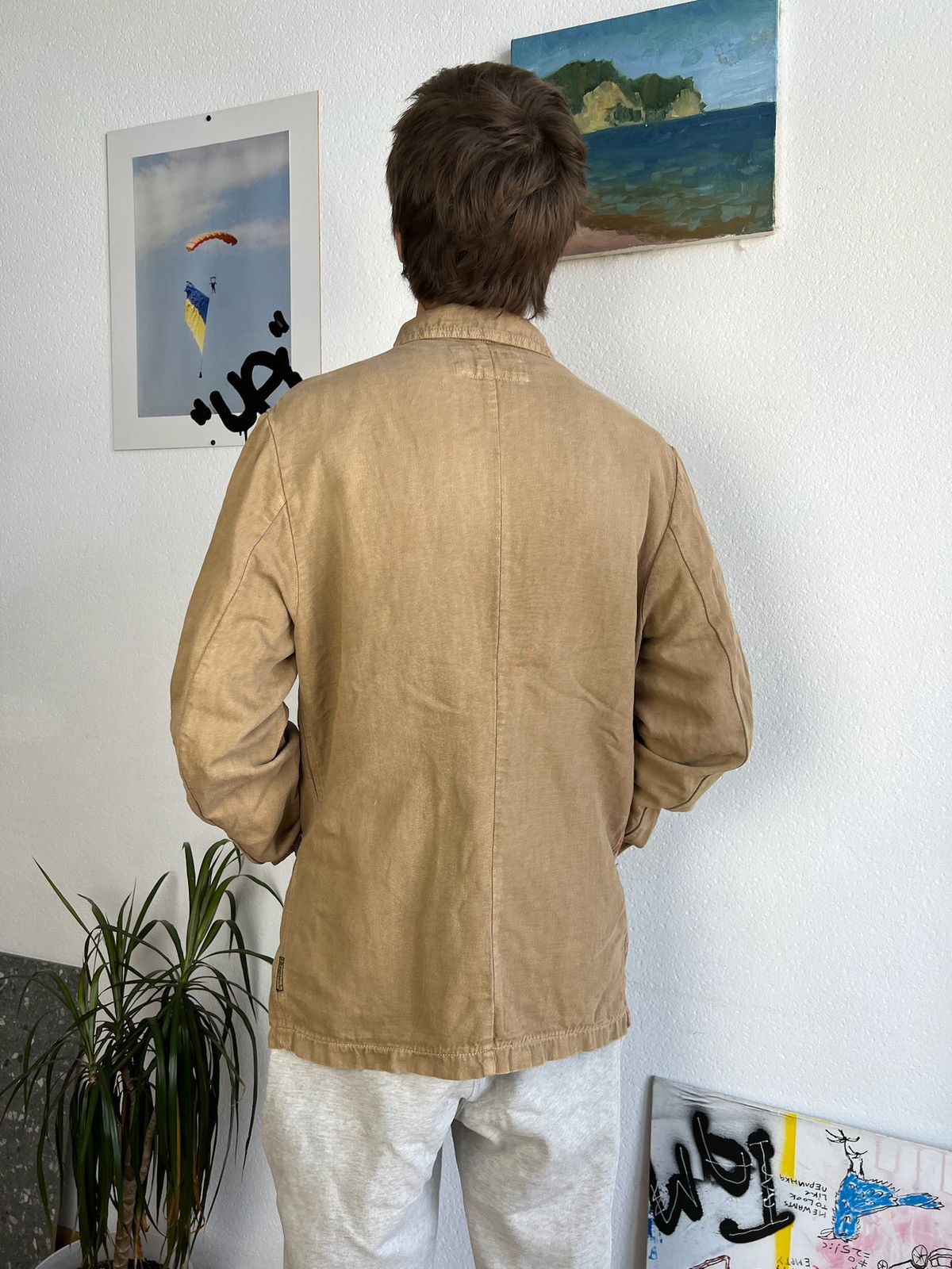 Armani VTG Y2k Rare Armani Jeans Heavyweight Denim Jacket M-L Size US M / EU 48-50 / 2 - 12 Thumbnail