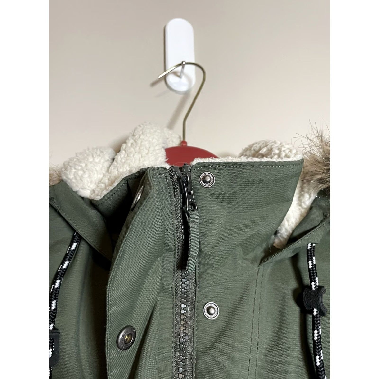 Eddie Bauer Eddie Bauer Womens Hooded Full Zipper Parka Jacket Green Size S (B516) Size S / US 4 / IT 40 - 3 Thumbnail