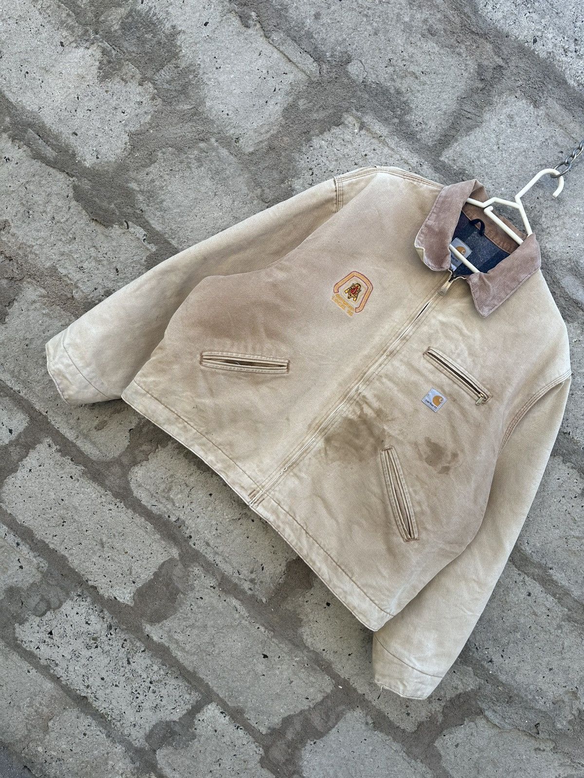 Carhartt × Vintage Vintage Carhartt Detroit jacket J01 BRN Size US XXL / EU 58 / 5 - 2 Thumbnail