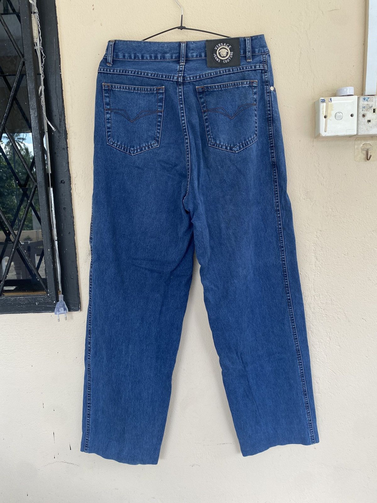 Versace Versace Medusa Spellout 90s Denim Size US 29 - 2 Thumbnail