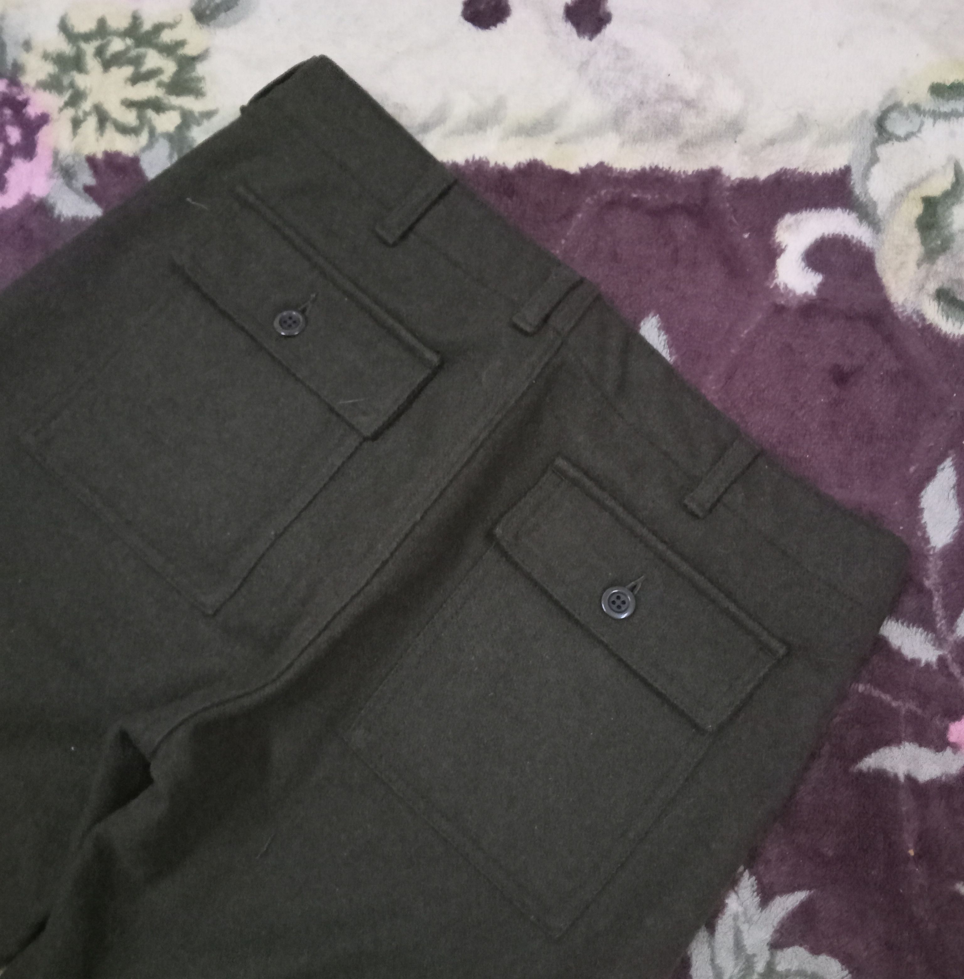 Japanese Brand × United Arrows United Arrow Green Label Relaxing Wool & Nylon Baker Pants Size US 34 / EU 50 - 7 Thumbnail
