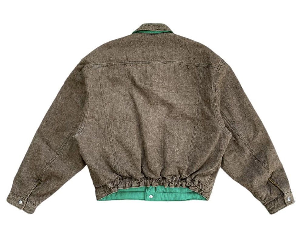 Kenzo Rare Vtg Kenzo Reversible Trucker Bomber Jacket Size US L / EU 52-54 / 3 - 2 Thumbnail