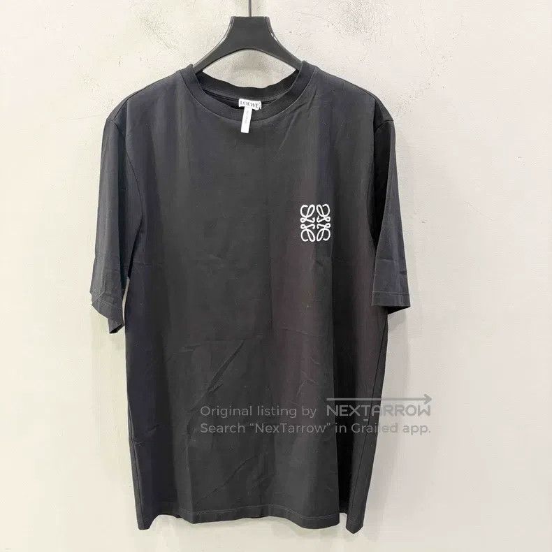 Loewe Loewe Black short-sleeve T-shirt Size S / US 4 / IT 40 - 1 Thumbnail