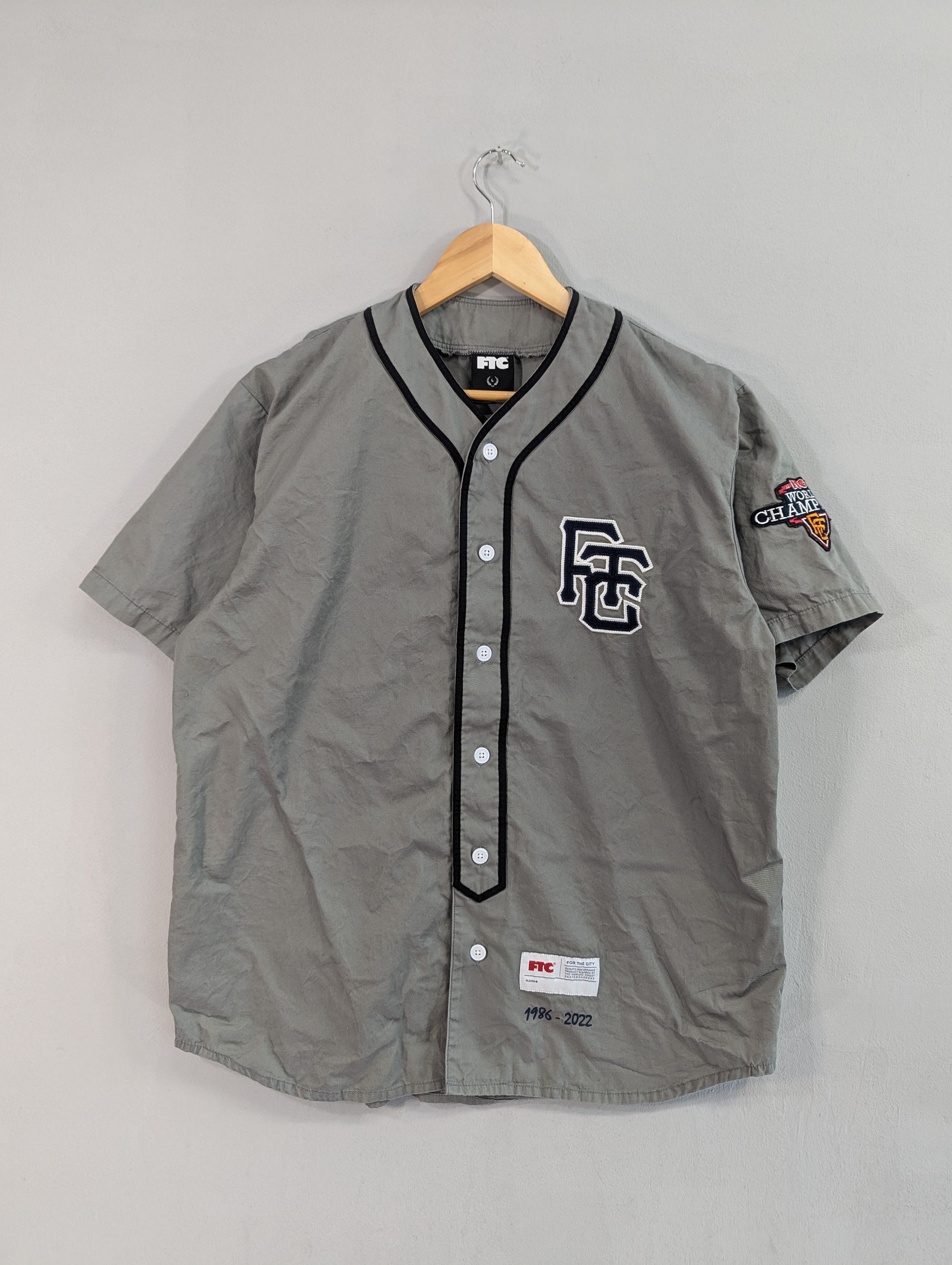 FTC FTC Skateboarding Short Sleeve Baseball Shirt Size L Size US L / EU 52-54 / 3 - 1 Thumbnail