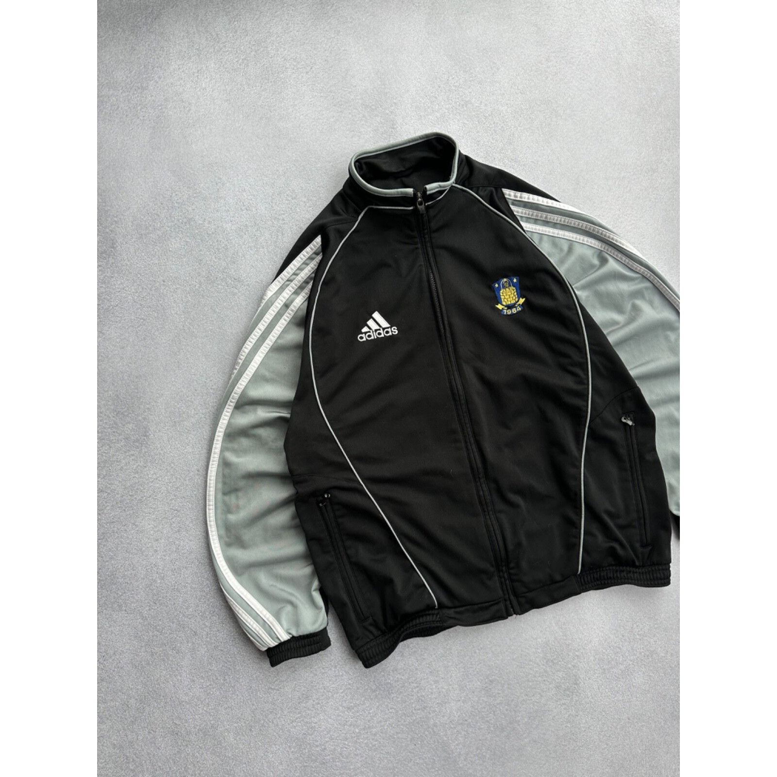 Adidas VTG Adidas Brondby Football 00s Track Jacket Size US S / EU 44-46 / 1 - 2 Thumbnail