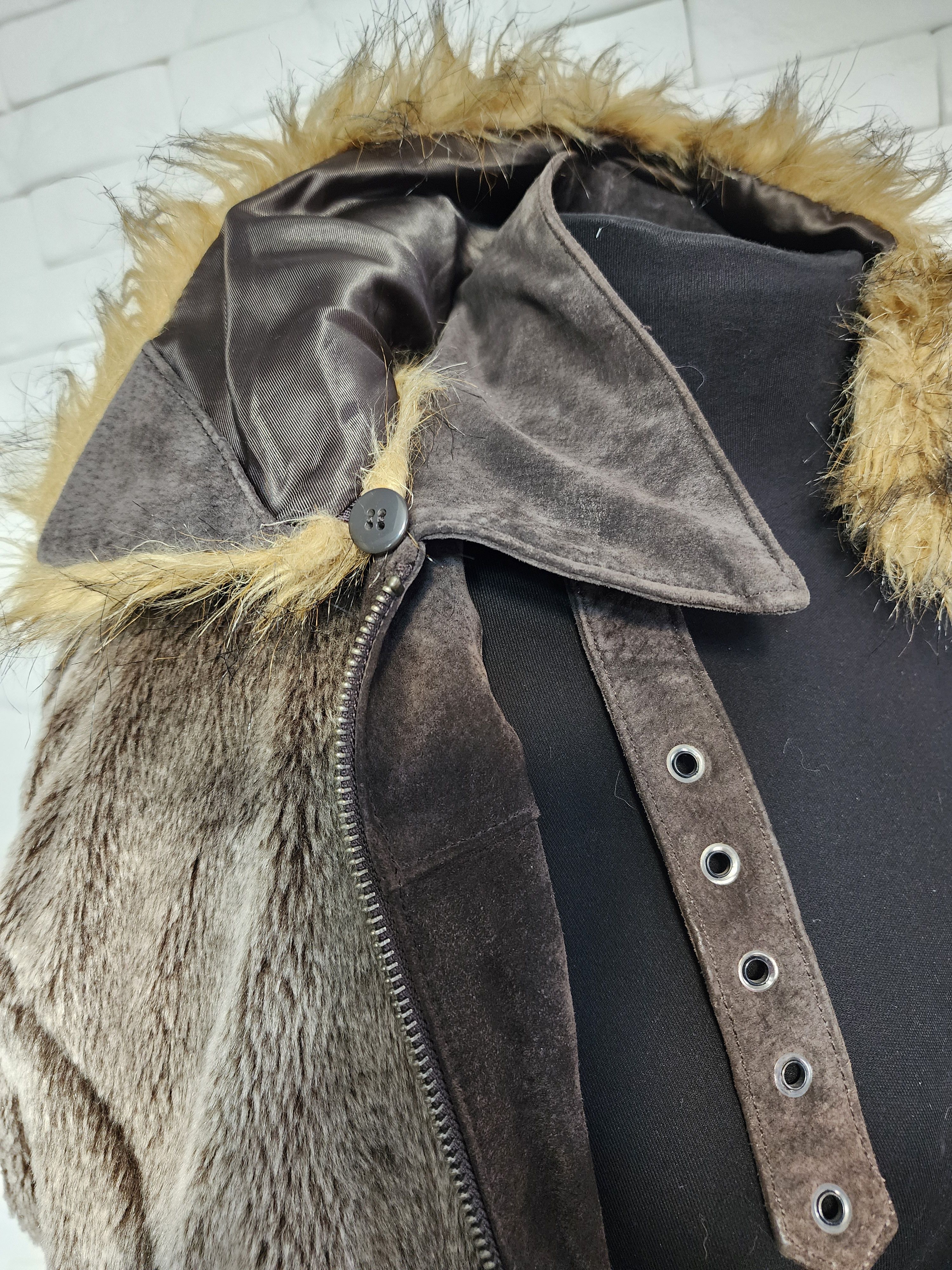 Other Brown Suede Jacket: Women's Classic Bjmber. Size M / US 6-8 / IT 42-44 - 8 Thumbnail