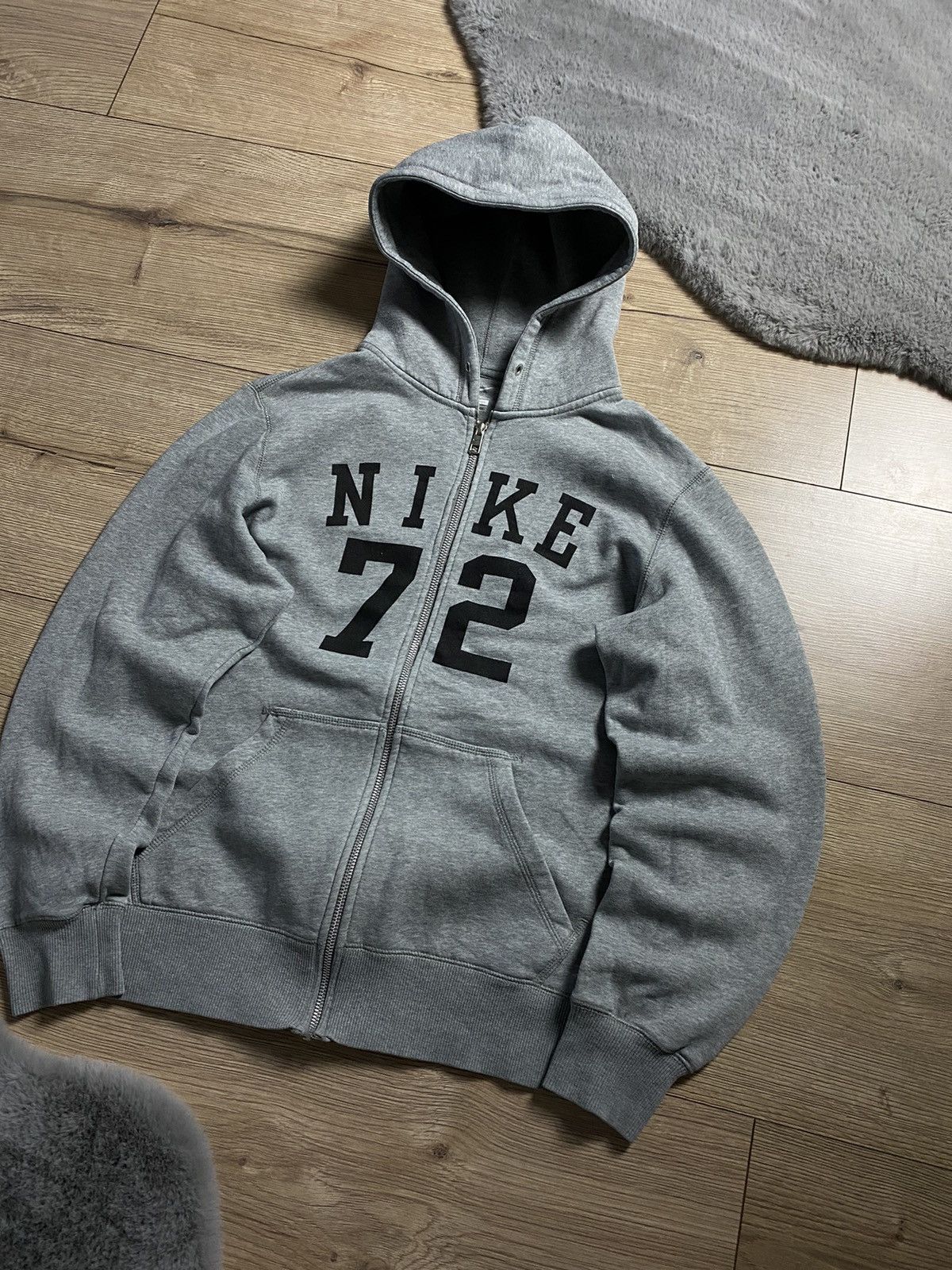 Nike NIKE BOXY DRILL BIG LOGO Y2K VINTAGE ZIP HOODIE Size US M / EU 48-50 / 2 - 4 Thumbnail