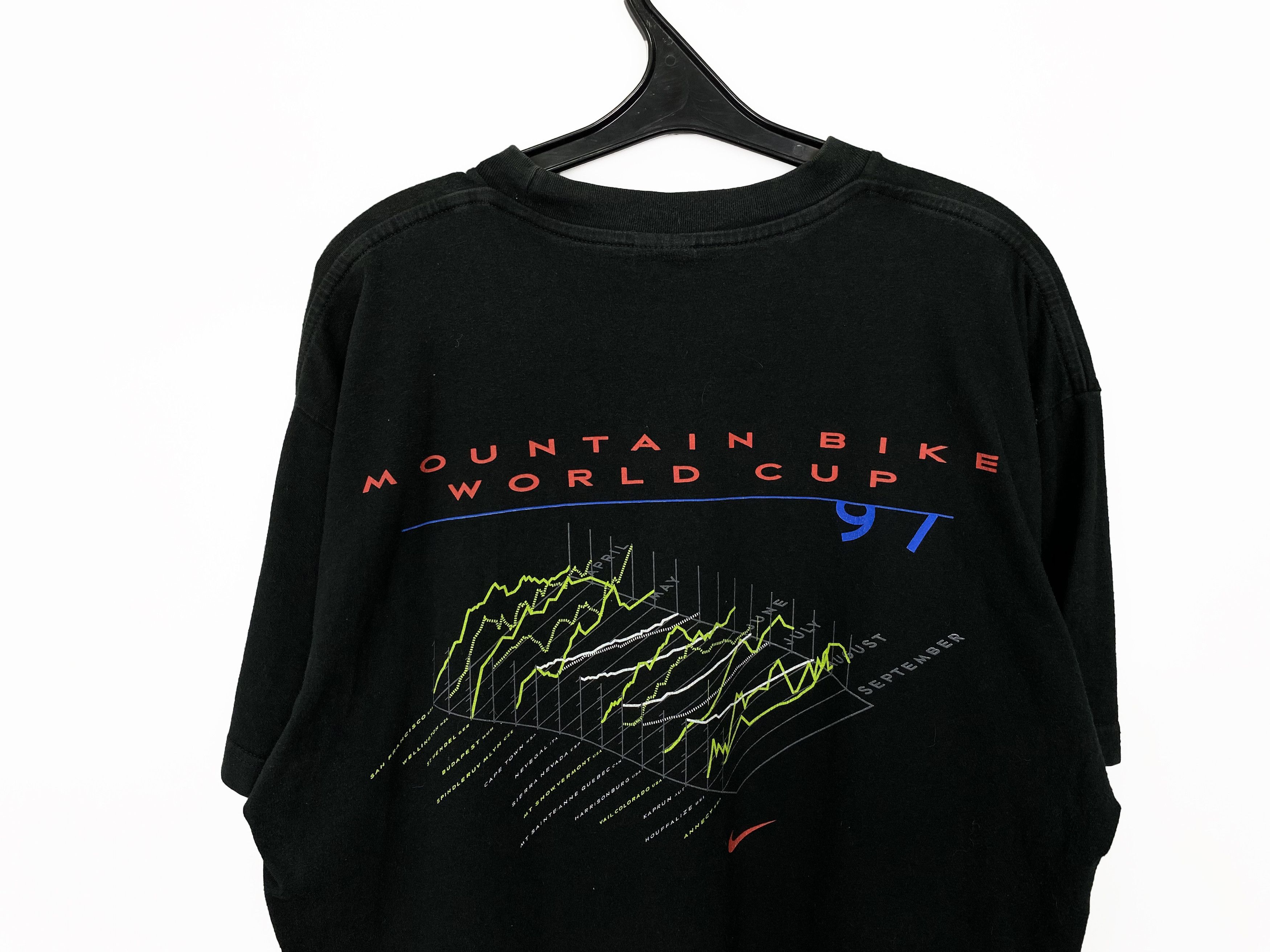 Nike Vintage 1997 NIKE Grundig Mountain Bike World Cup Cycling Size US L / EU 52-54 / 3 - 2 Thumbnail