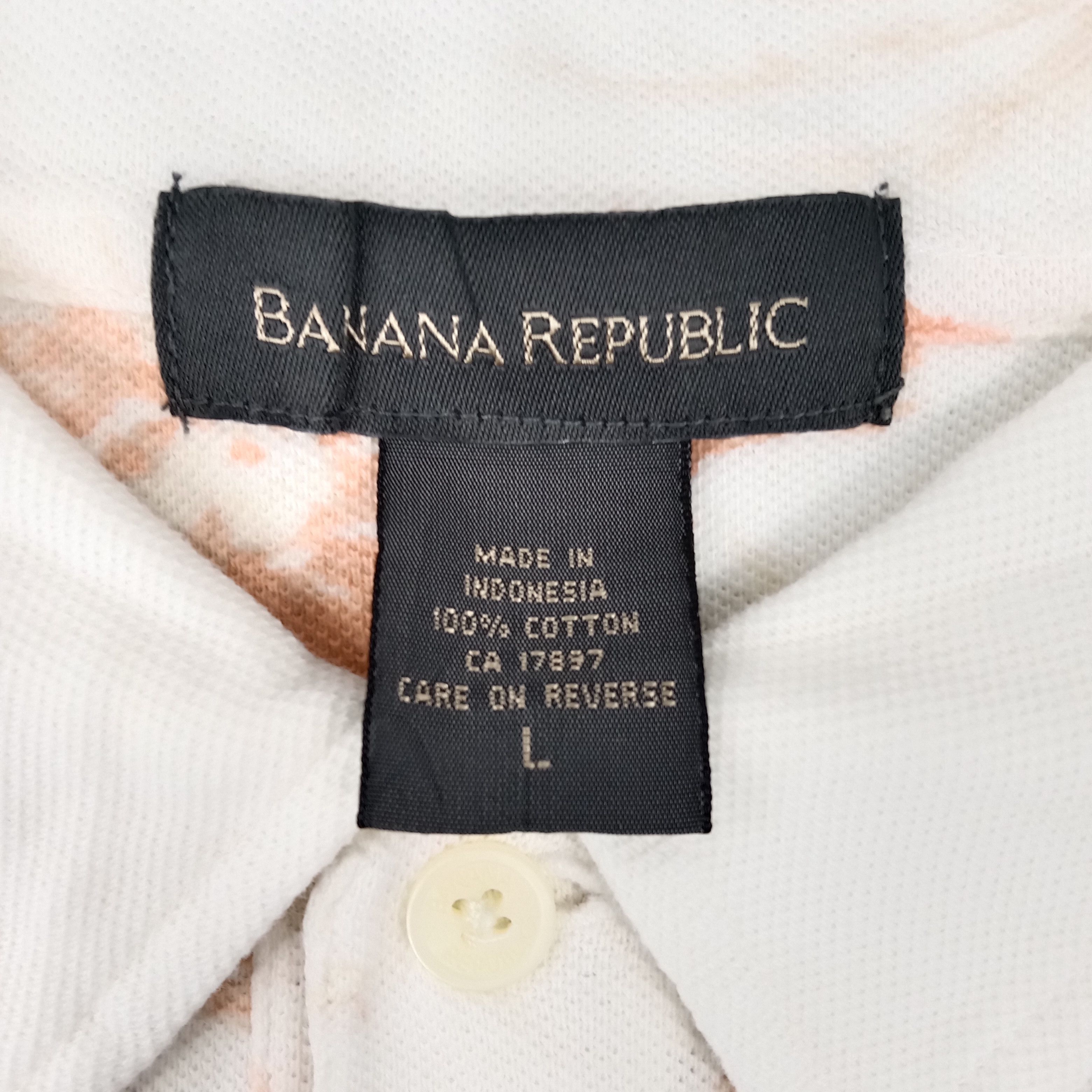 Banana Republic × Vintage Banana Republic Surf Style Polo Shirt Size US XXL / EU 58 / 5 - 4 Thumbnail
