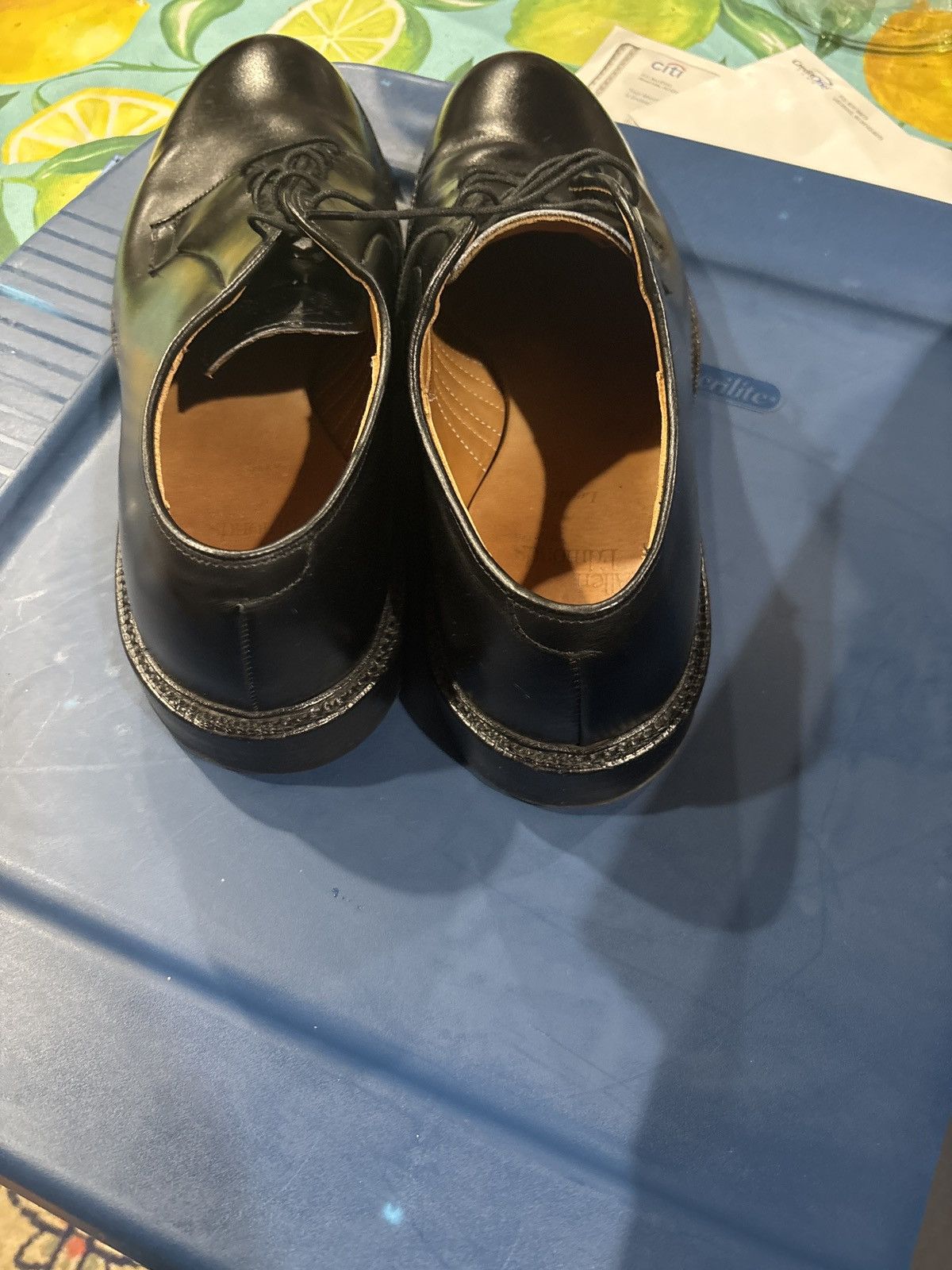 Allen Edmonds Allen Edmonds Leeds Black 10E Size US 10 / EU 43 - 4 Thumbnail