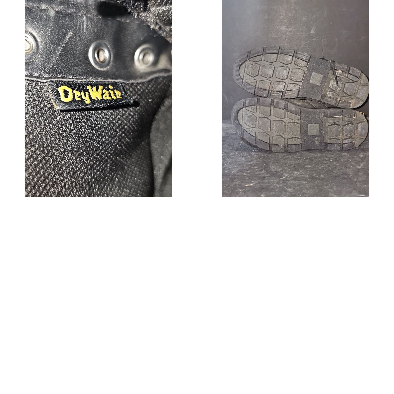 Dr. Martens VINTAGE Dr. Martens Iowa WP Black Padded Work Boots Mens 11 Womens 12 Doc's Combat 90s Punk Boots Size US 10 / IT 40 - 9 Thumbnail