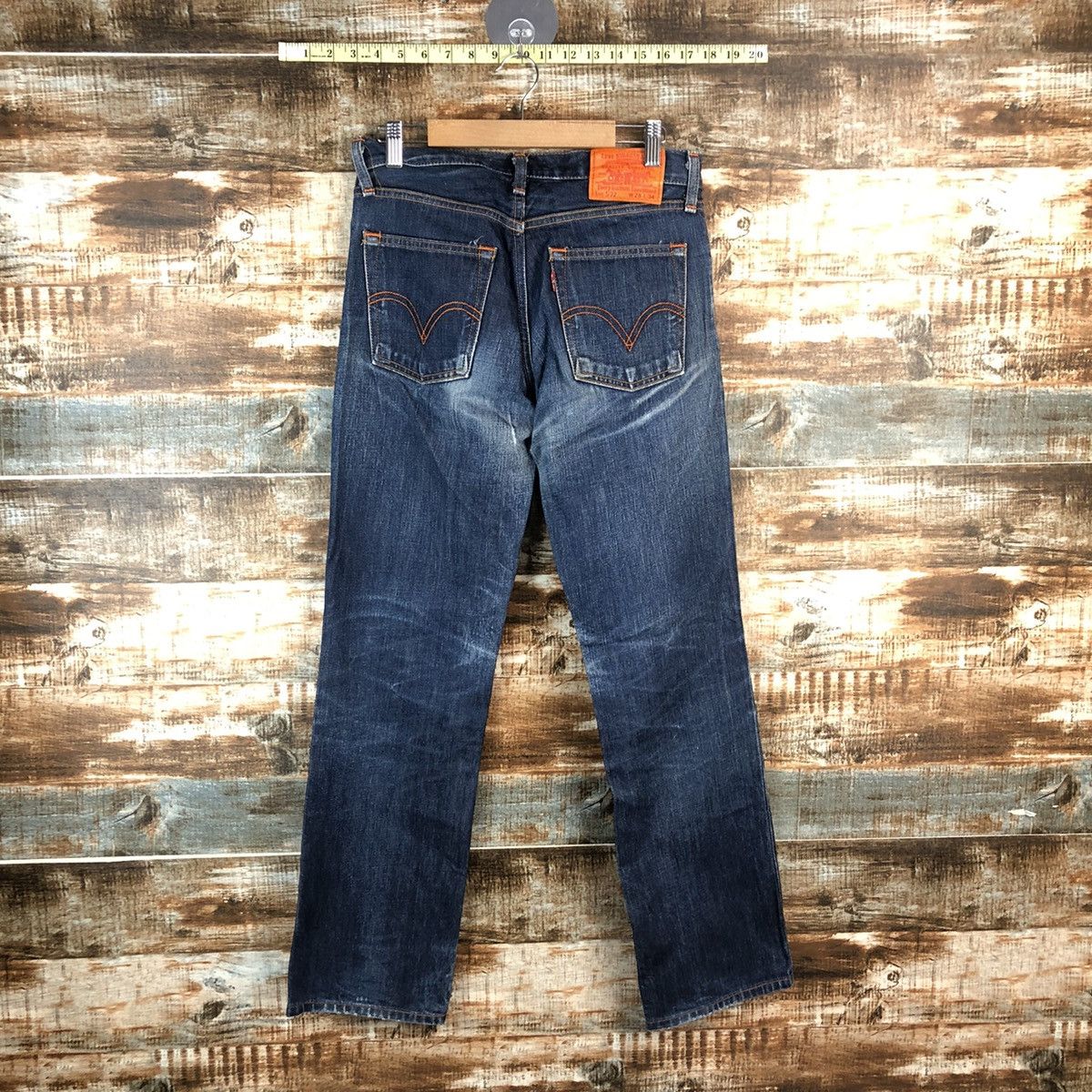 Levi's DL Classic Levis 502 Blue Denim Pants #C147 Size US 28 / EU 44 - 12 Thumbnail