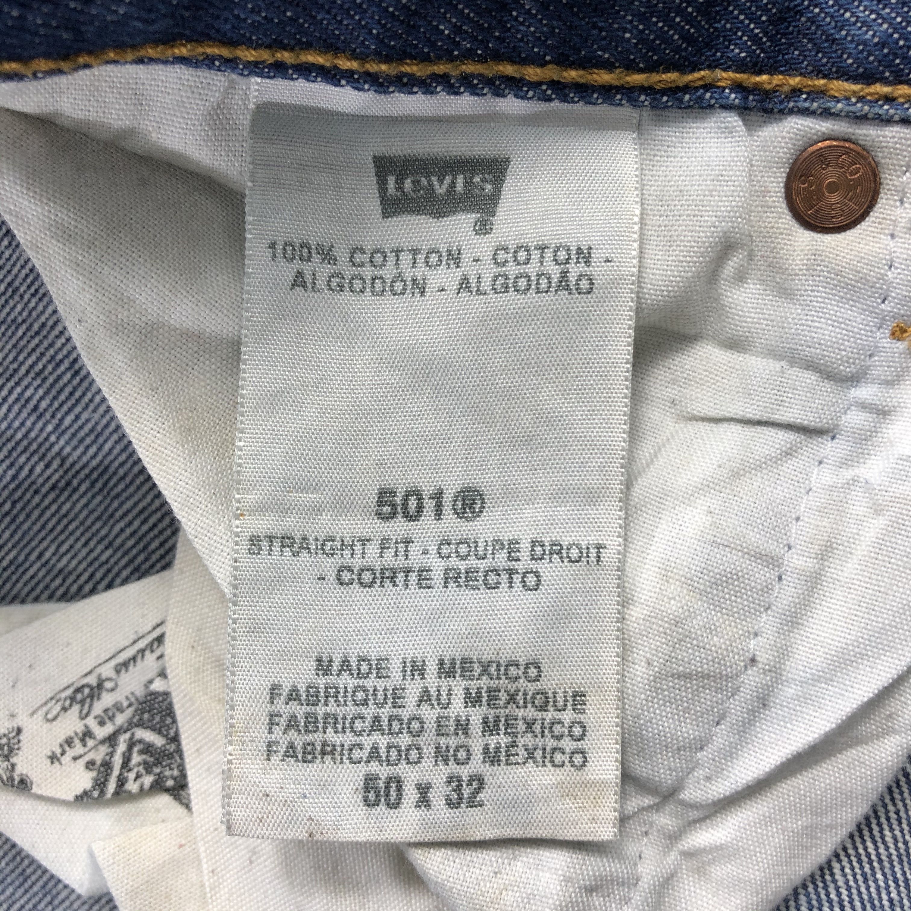 Levi's × Vintage Vintage Blue Wash Levis 501 Jeans-J2050 Size US 44 / EU 60 - 12 Thumbnail