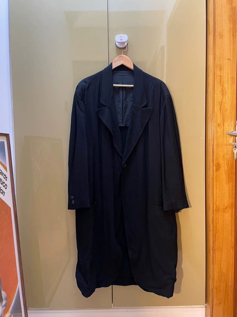 Yohji Yamamoto Yohji Yamamoto 94AW Stripe Coat- dmc Size US M / EU 48-50 / 2 - 1 Thumbnail