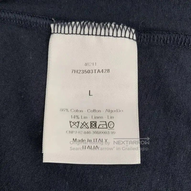 Dior Dior Dark Blue Cotton T. Size L / US 10 / IT 46 - 6 Thumbnail