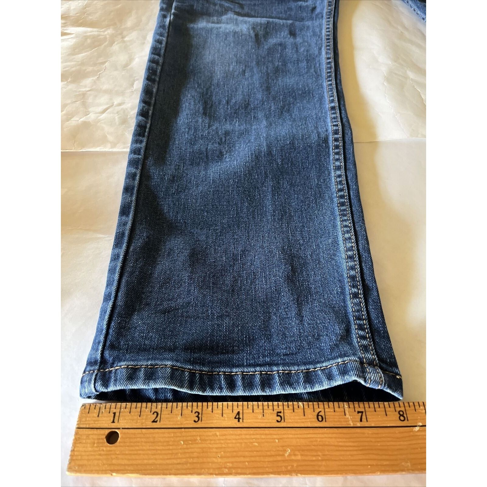 Levi's Levis 505 Jeans Mens 36x30 Dark Wash Denim Cotton Blue Y2K Size US 36 / EU 52 - 7 Thumbnail