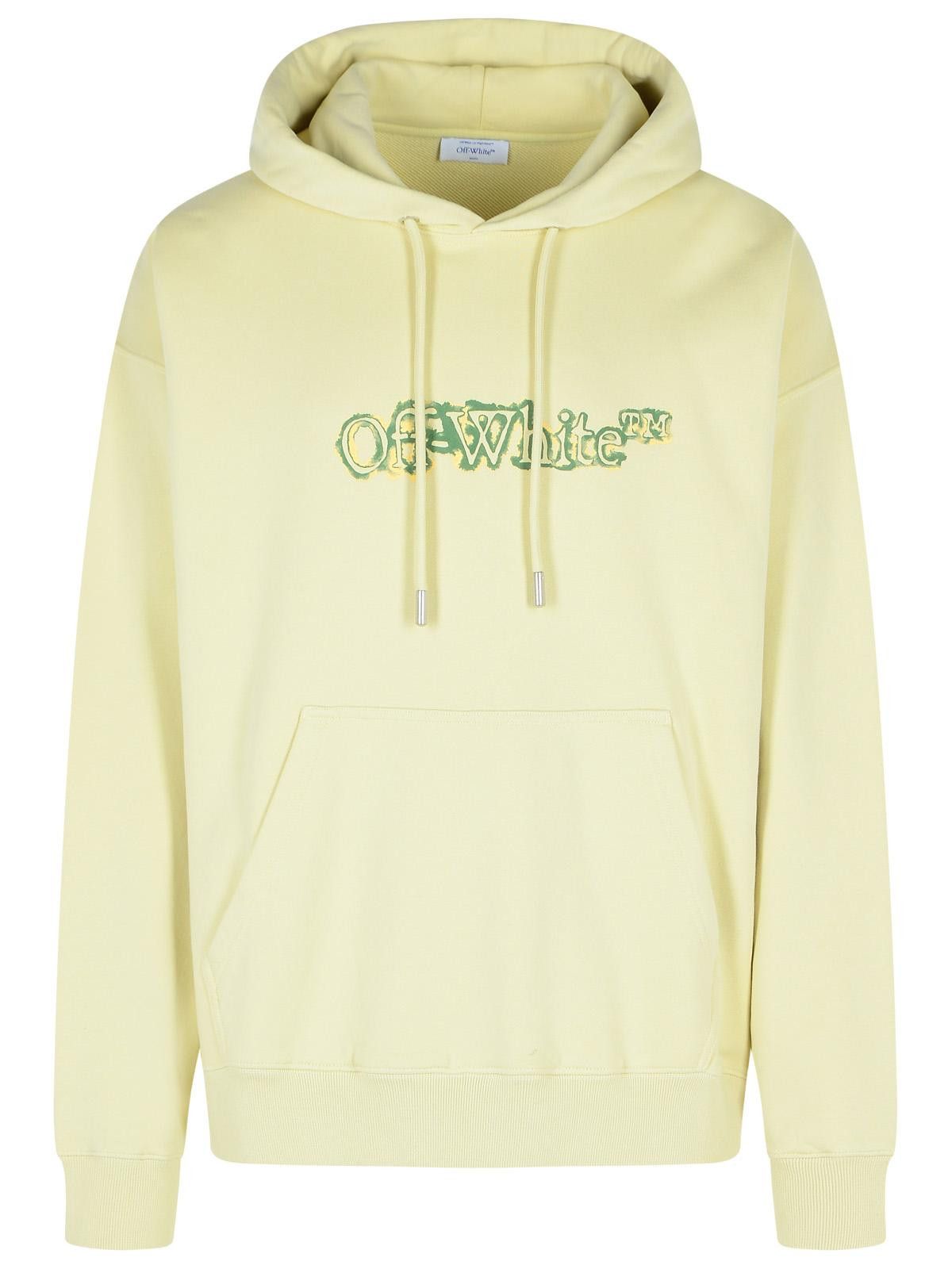 OFF-WHITE 'Cloudy Arrow' Ivory Cotton Sweatshirt
