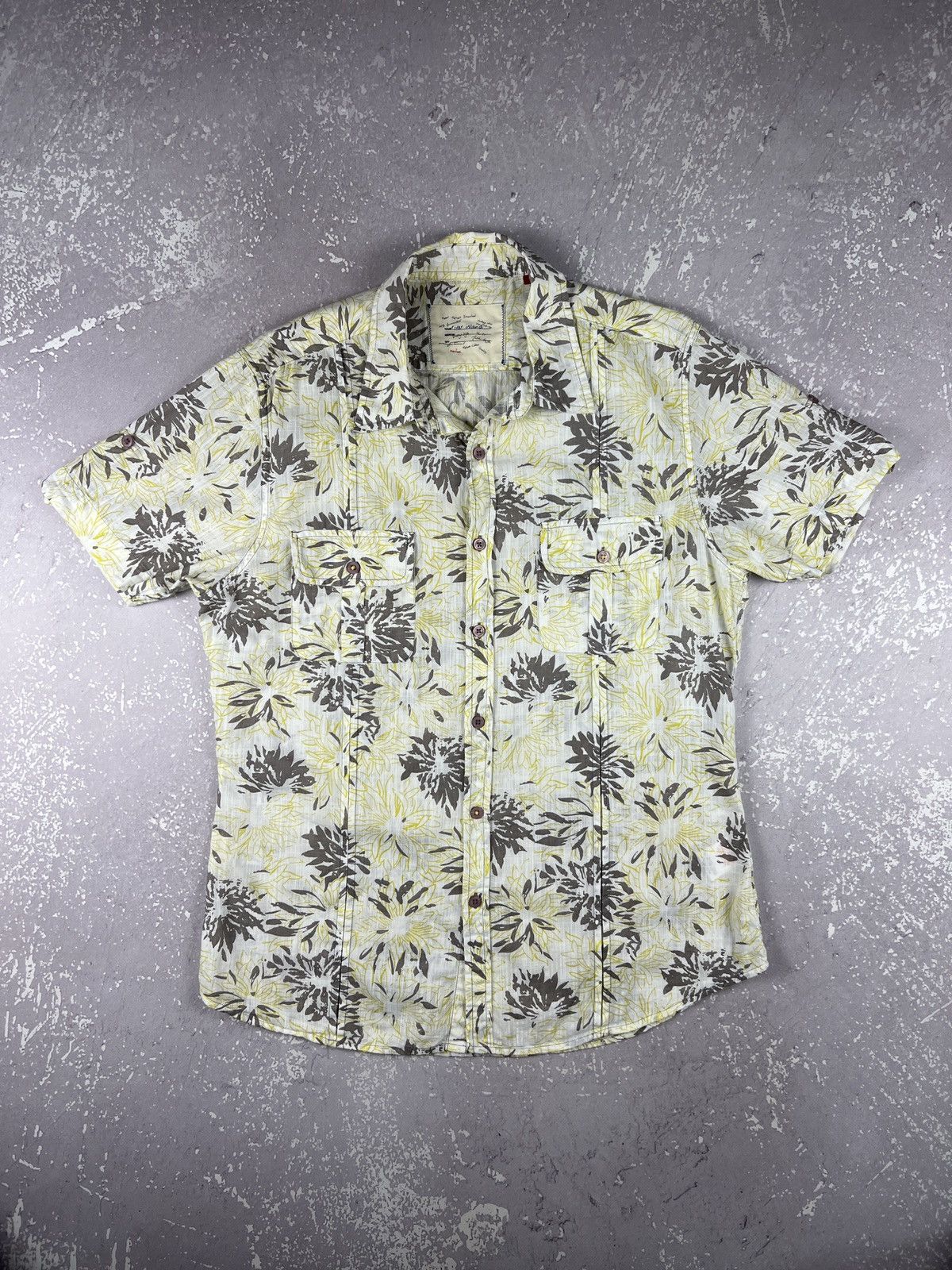 Vintage Vintage Hawaiian Floral Cotton Two Pockets Shirt Size US M / EU 48-50 / 2 - 1 Thumbnail