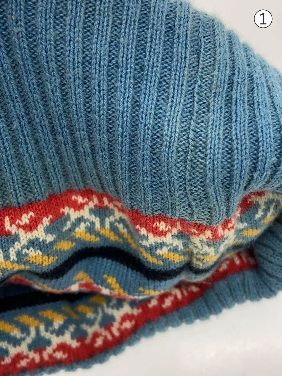 Hysteric Glamour Nordic Striped Knit Beanie Size ONE SIZE - 2 Thumbnail